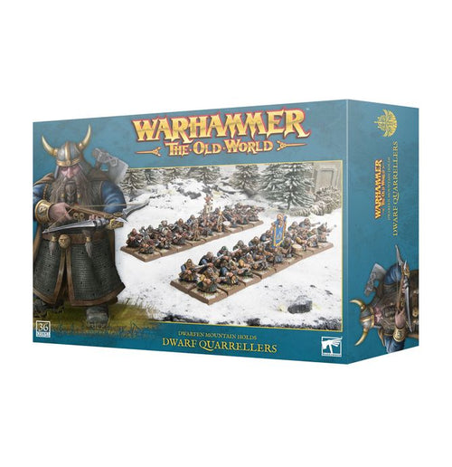 4 Dwarf Quarrellers or Thunderers (Single Sprue)