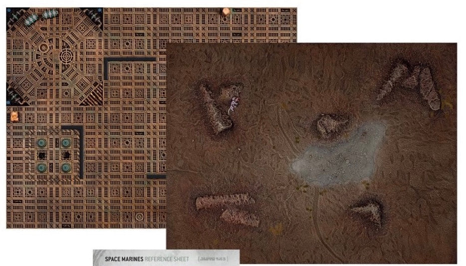 Double Sided 30" x 22" Ultimate Starter Set Game Board Warhammer 40k