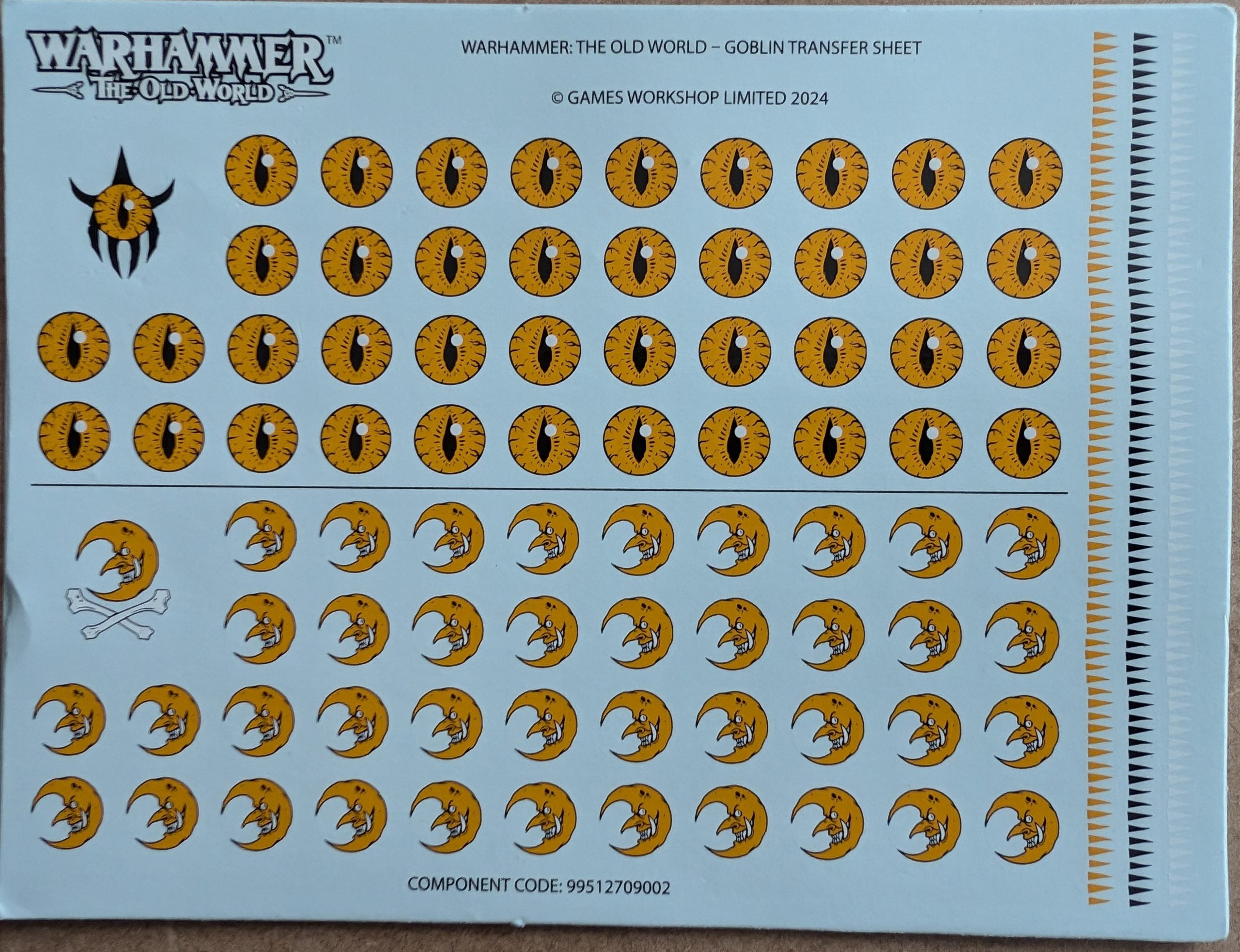 Goblin Transfer Sheet - Warhammer The Old World