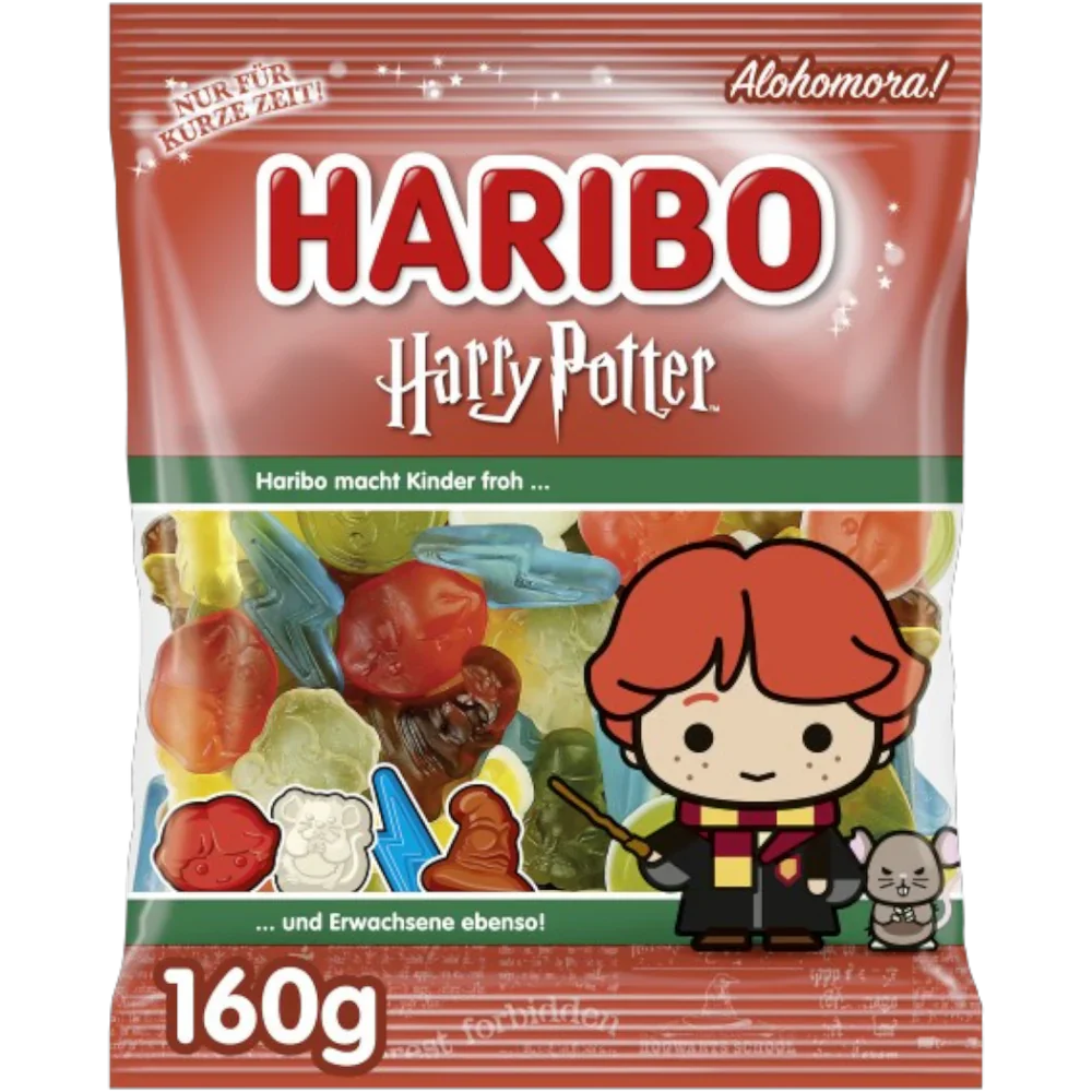 Haribo Harry Potter Ron Edition Red Bag (In Store Only)