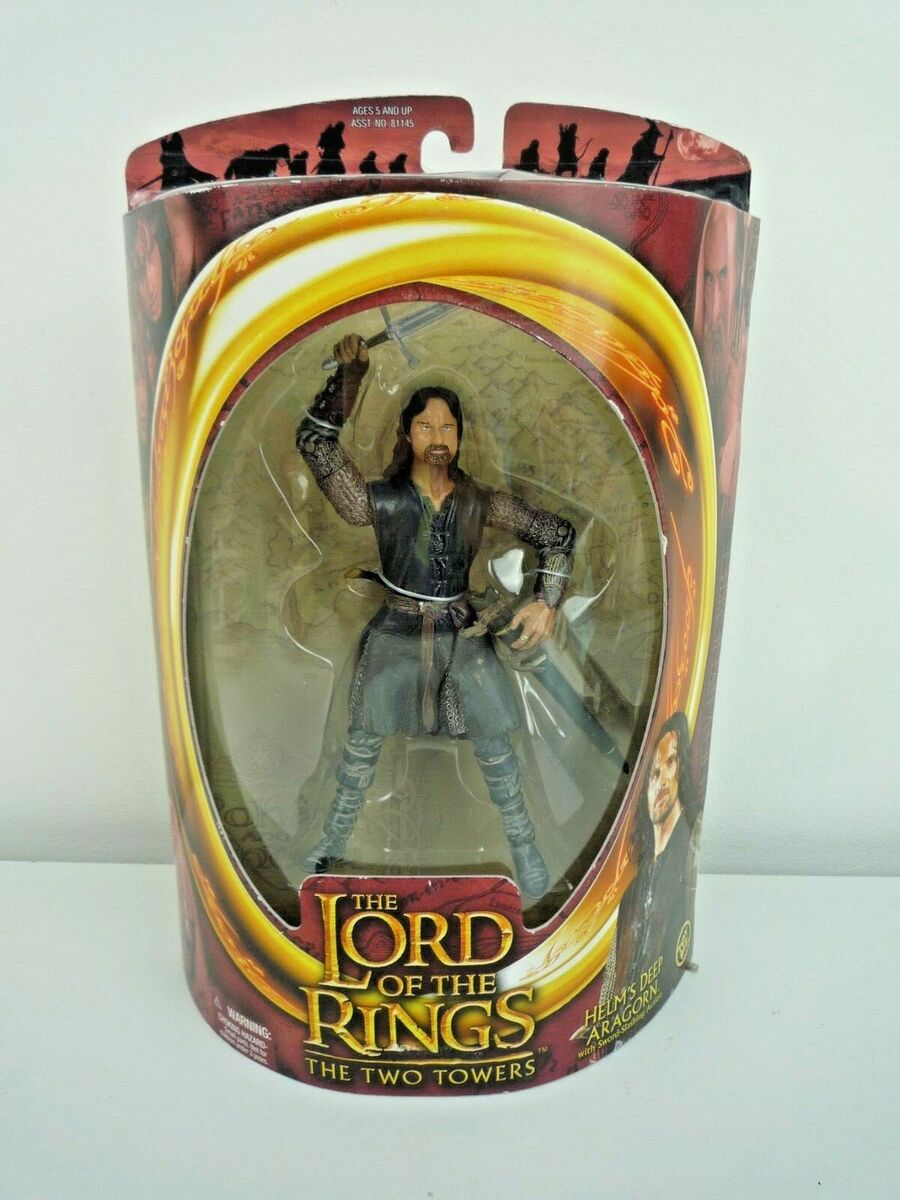 The Lord Of The Rings: The Two Towers Helm's Deep Aragorn Action Figure (In Box)