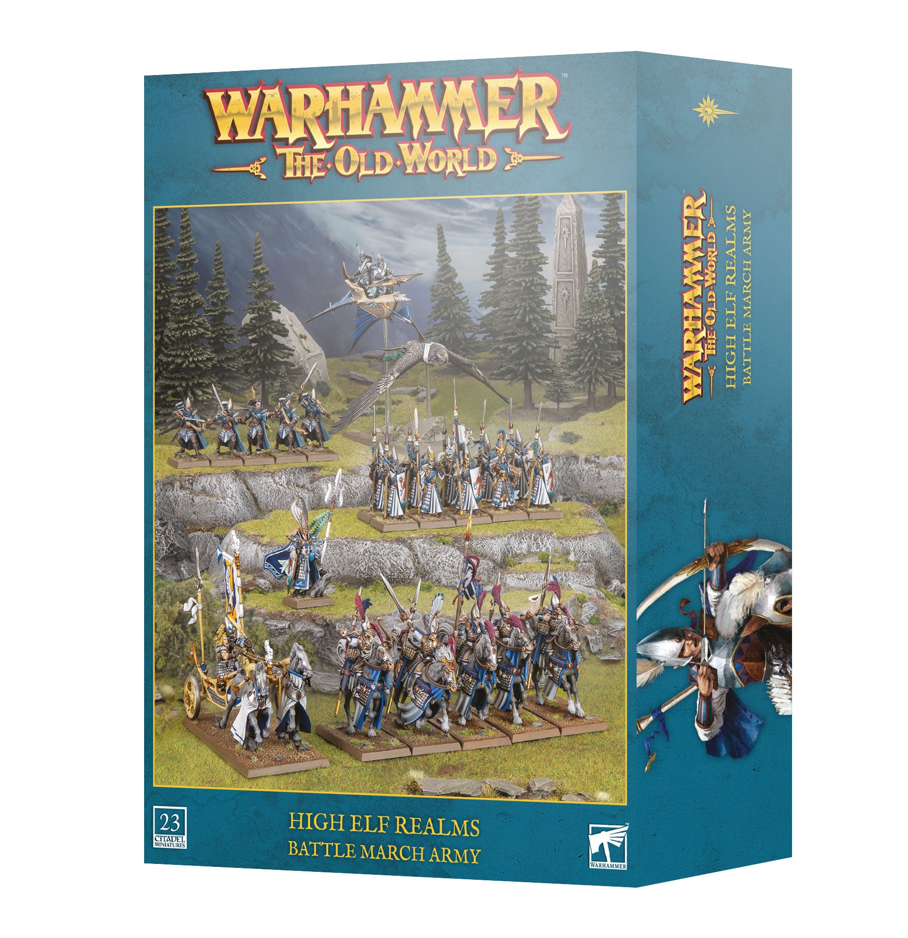 High Elf Realms Battle March Army