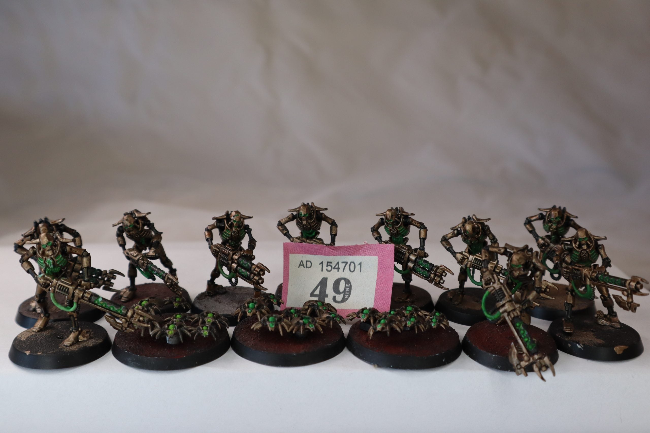 Necron Squad With Scarabs