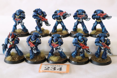 10 Man MKV Tactical Space Marine Squad (Night Lords)