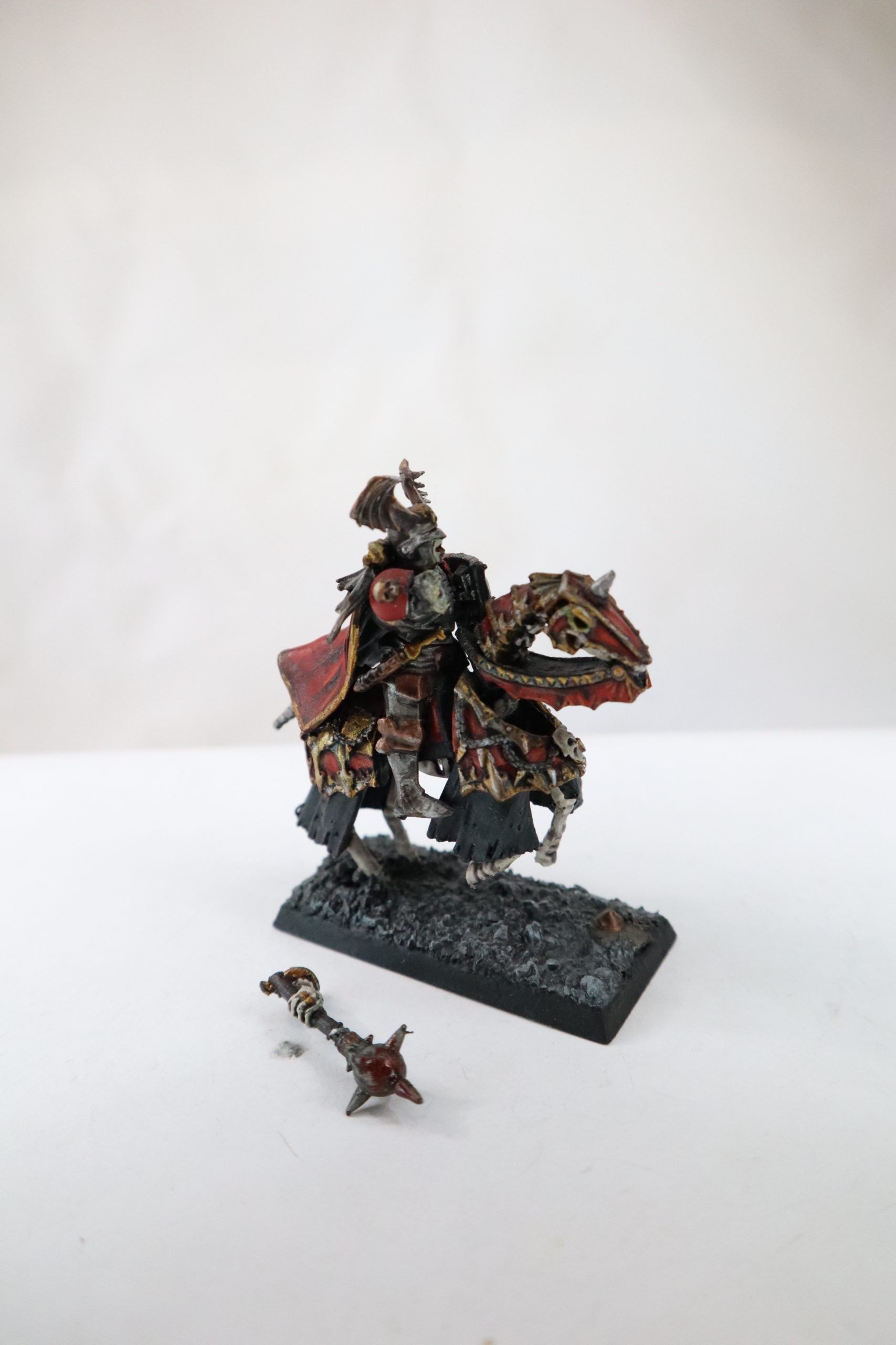 Metal Blood Knight on Skeletal Steed
