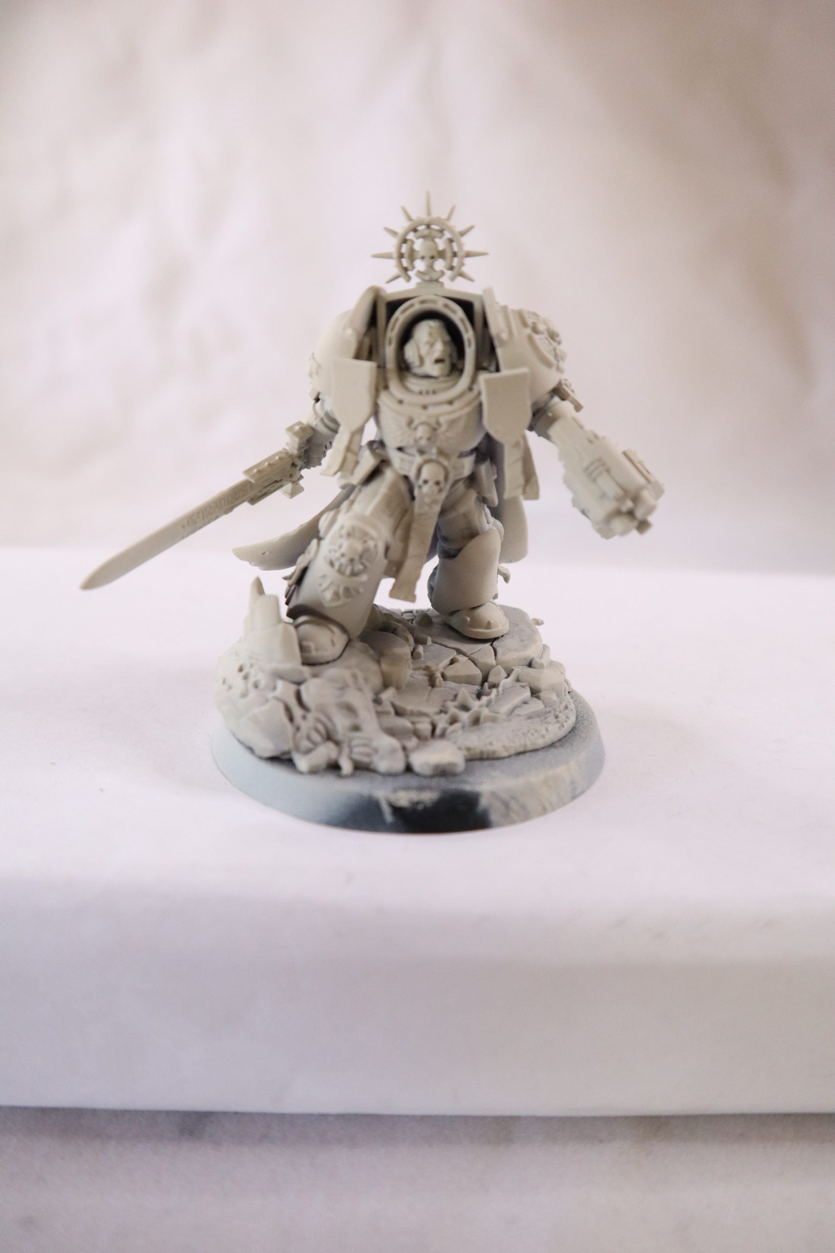 Space marine captain in terminator armour