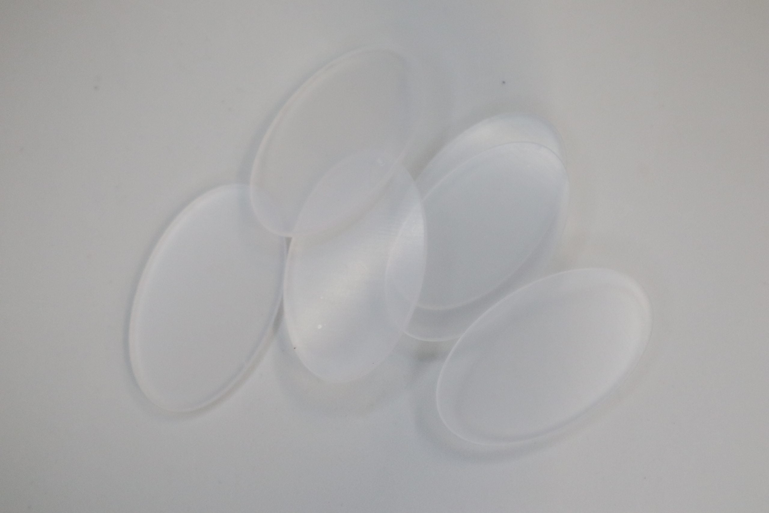Clear Oval Base 30x60mm