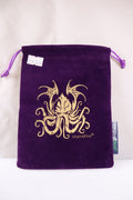 LegendDice Cthulhu Dice Bag Purple