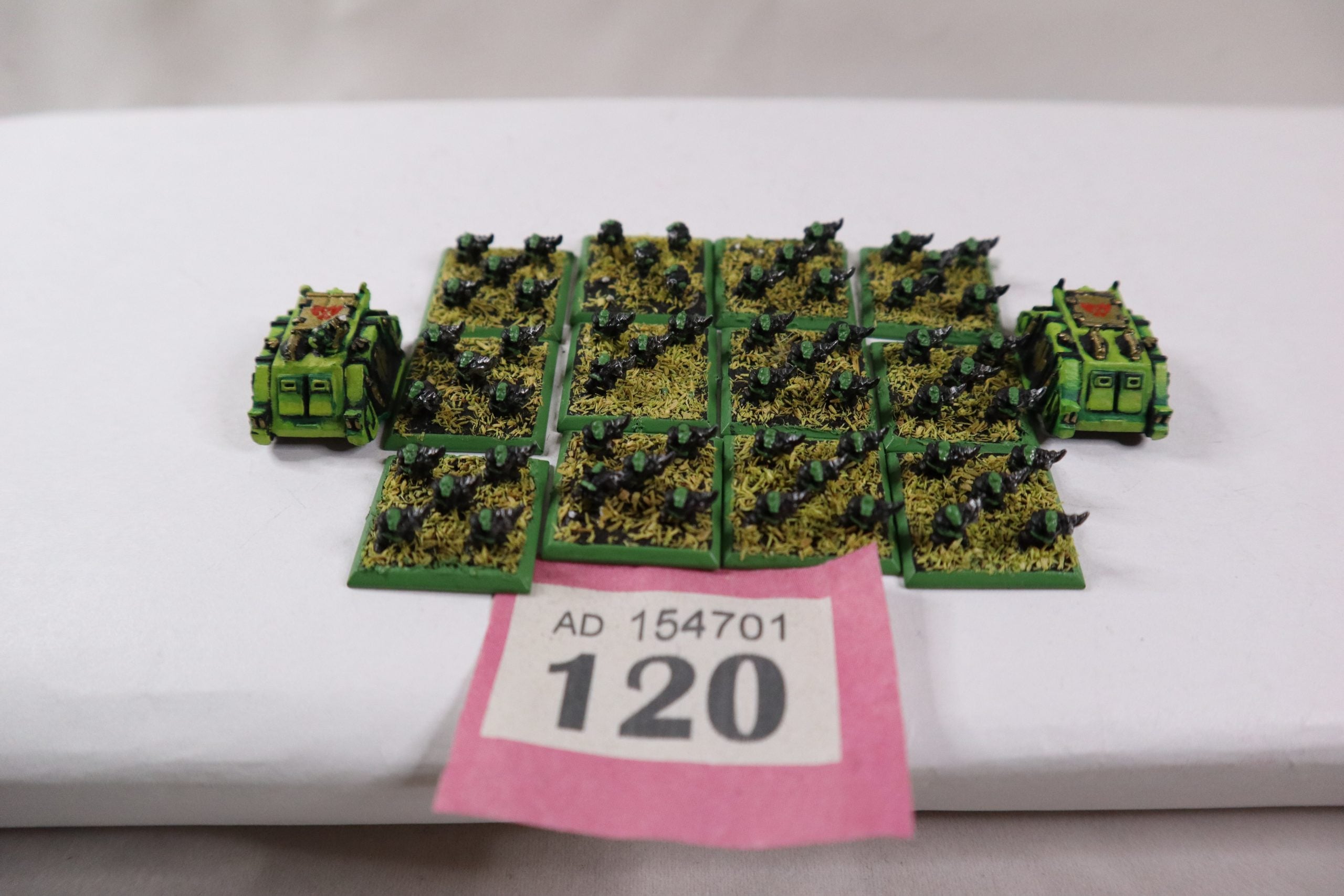 Epic Blood Axe Troops With Ork Rhinos