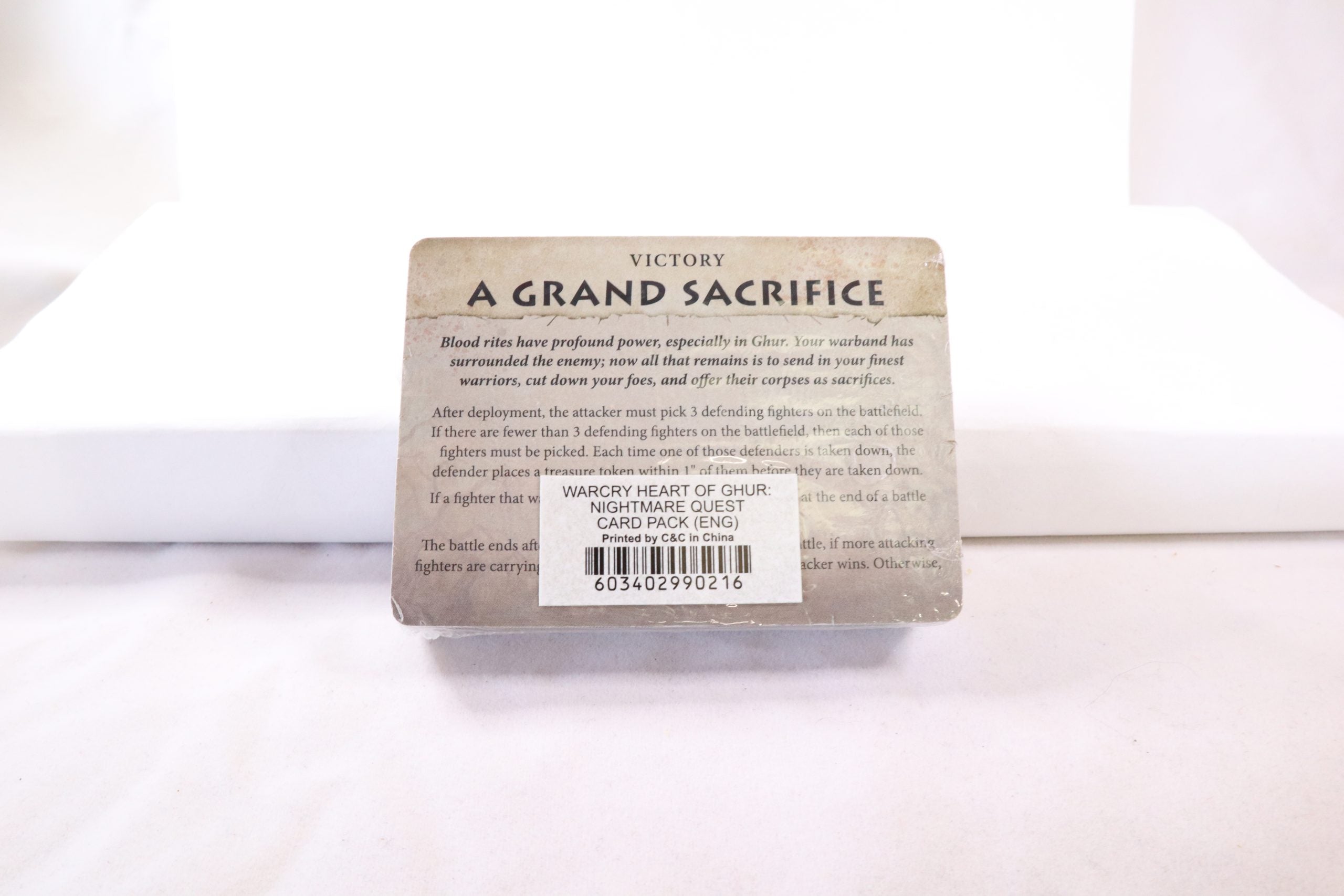 Warcry Heart of Ghur - card pack