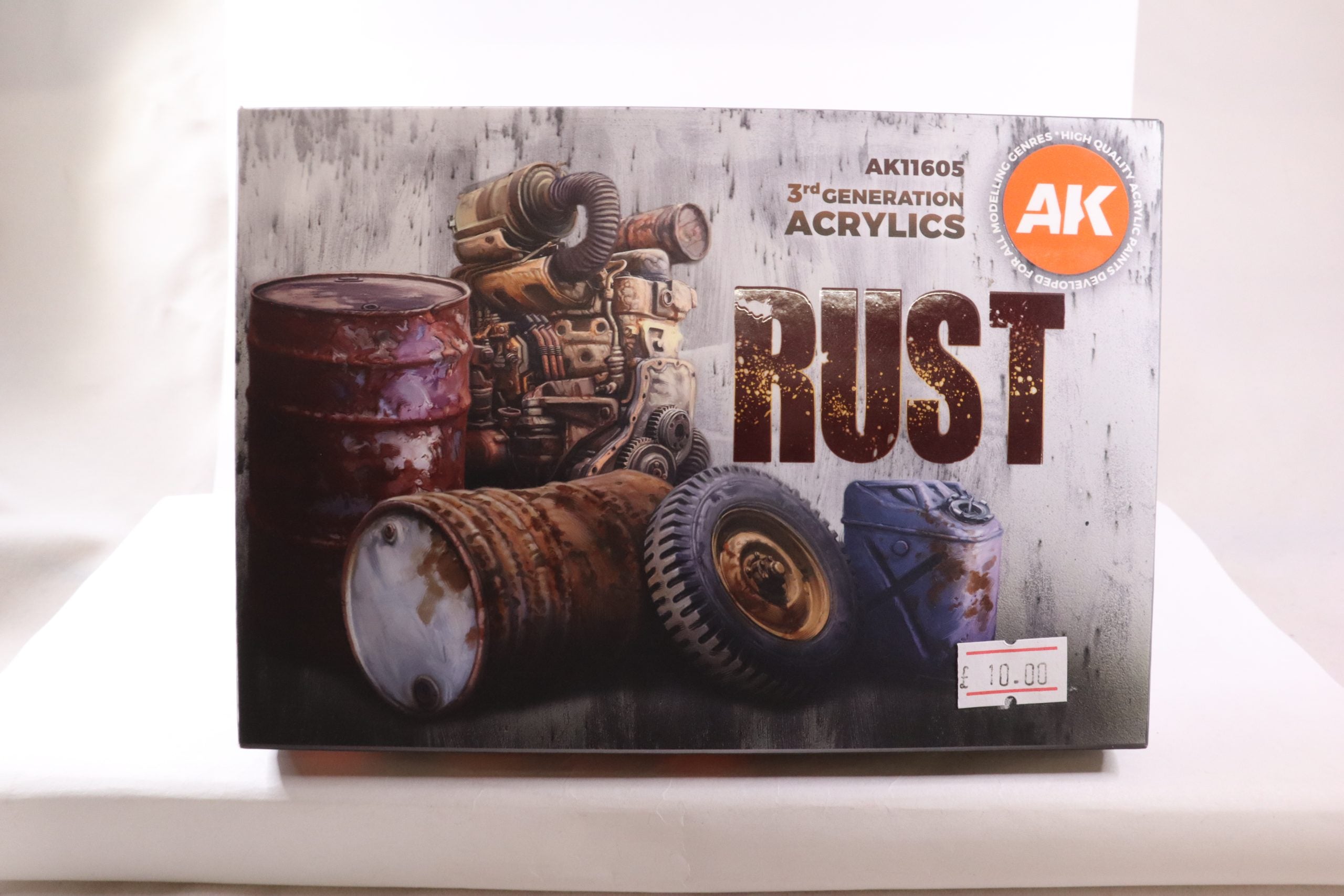 AK Interactive Rust colour set (opened)