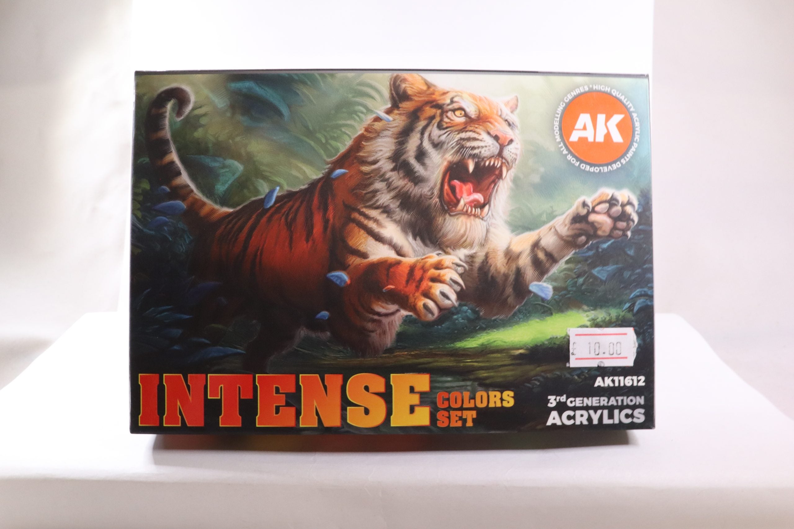 AK Interactive Intense colour set (opened)