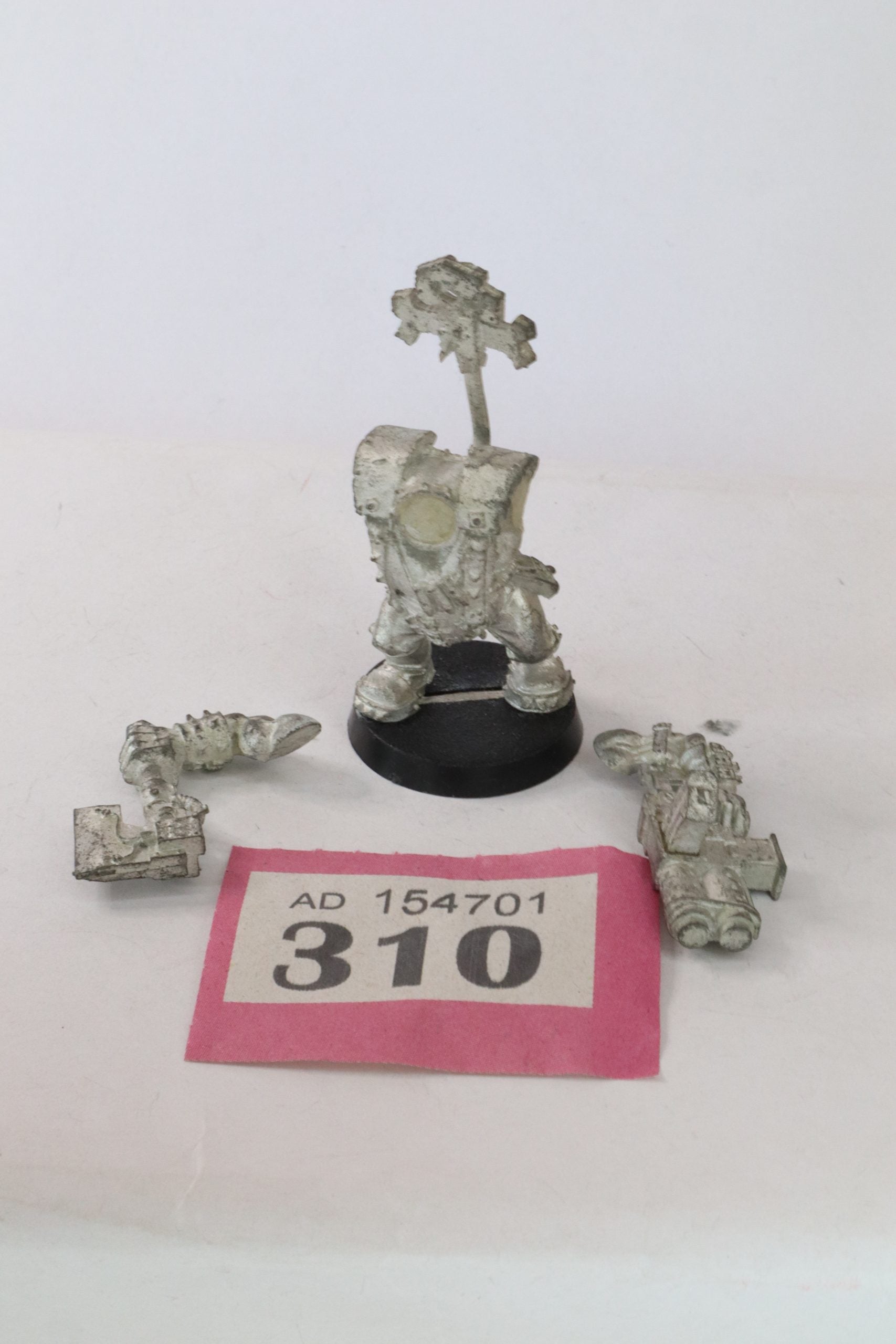 Metal Ork Warboss With Big Choppa OOP