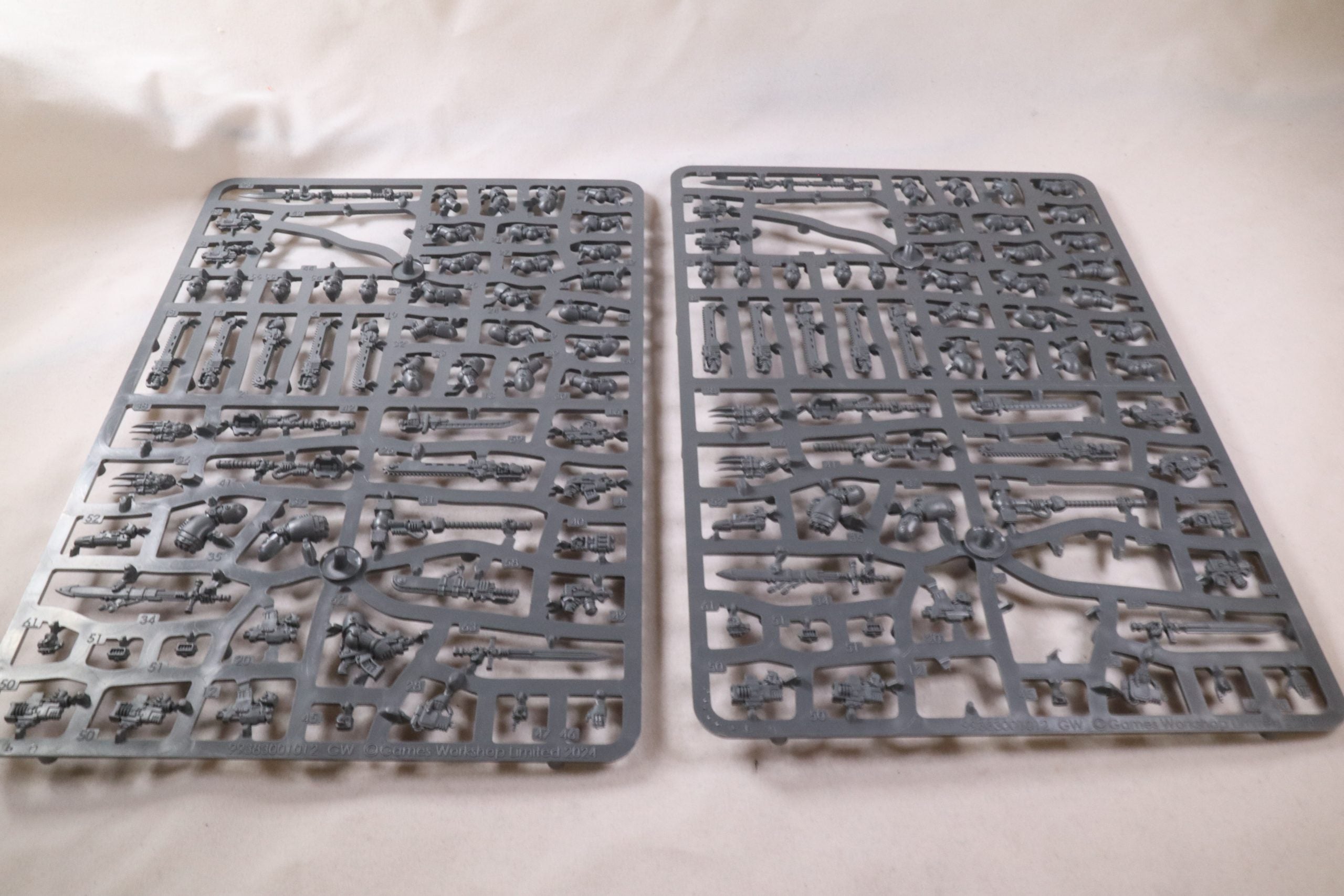 Melee Weapons Upgrade Set On Sprue (Parts Used)