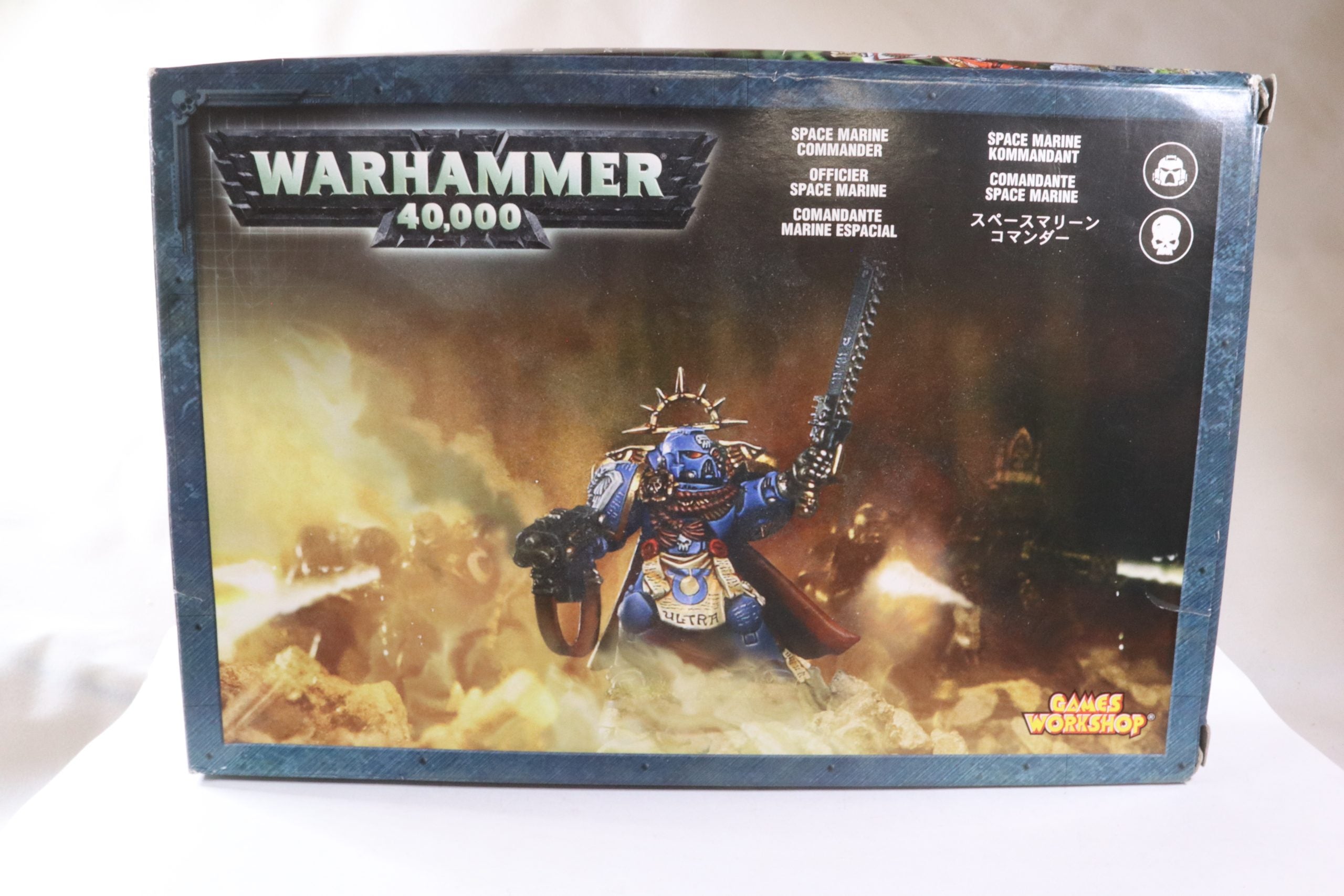 Space Marine Commander in Box Out of Production