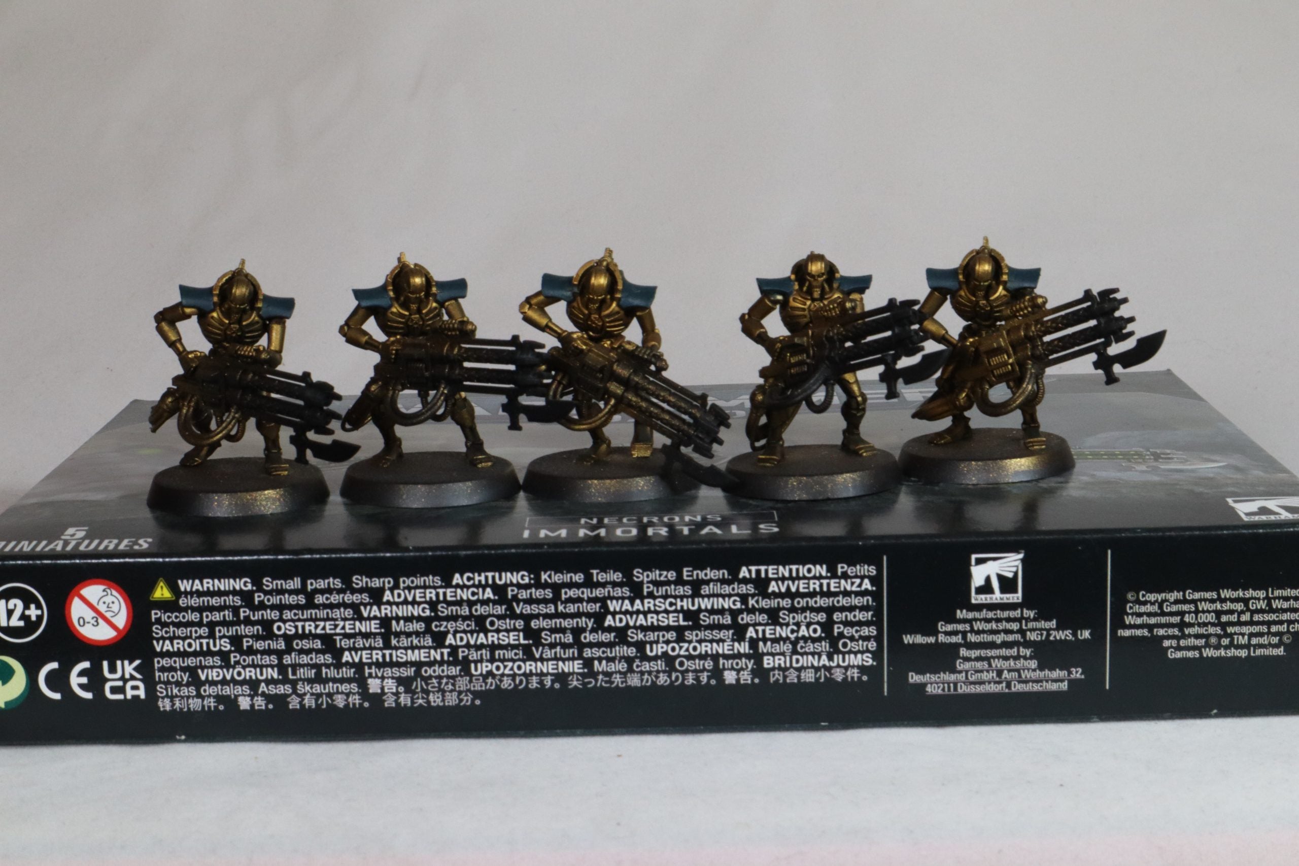 5 x Immortals Built And Painted With Box