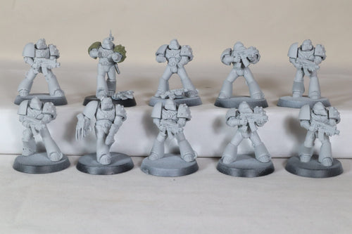 10 Man MKVI Tactical Squad With Power Pack And Sergeant Sprue