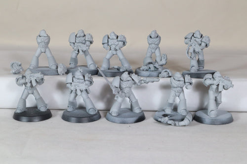 10 Man MKVI Tactical Squad With Power Pack And Sergeant Sprue