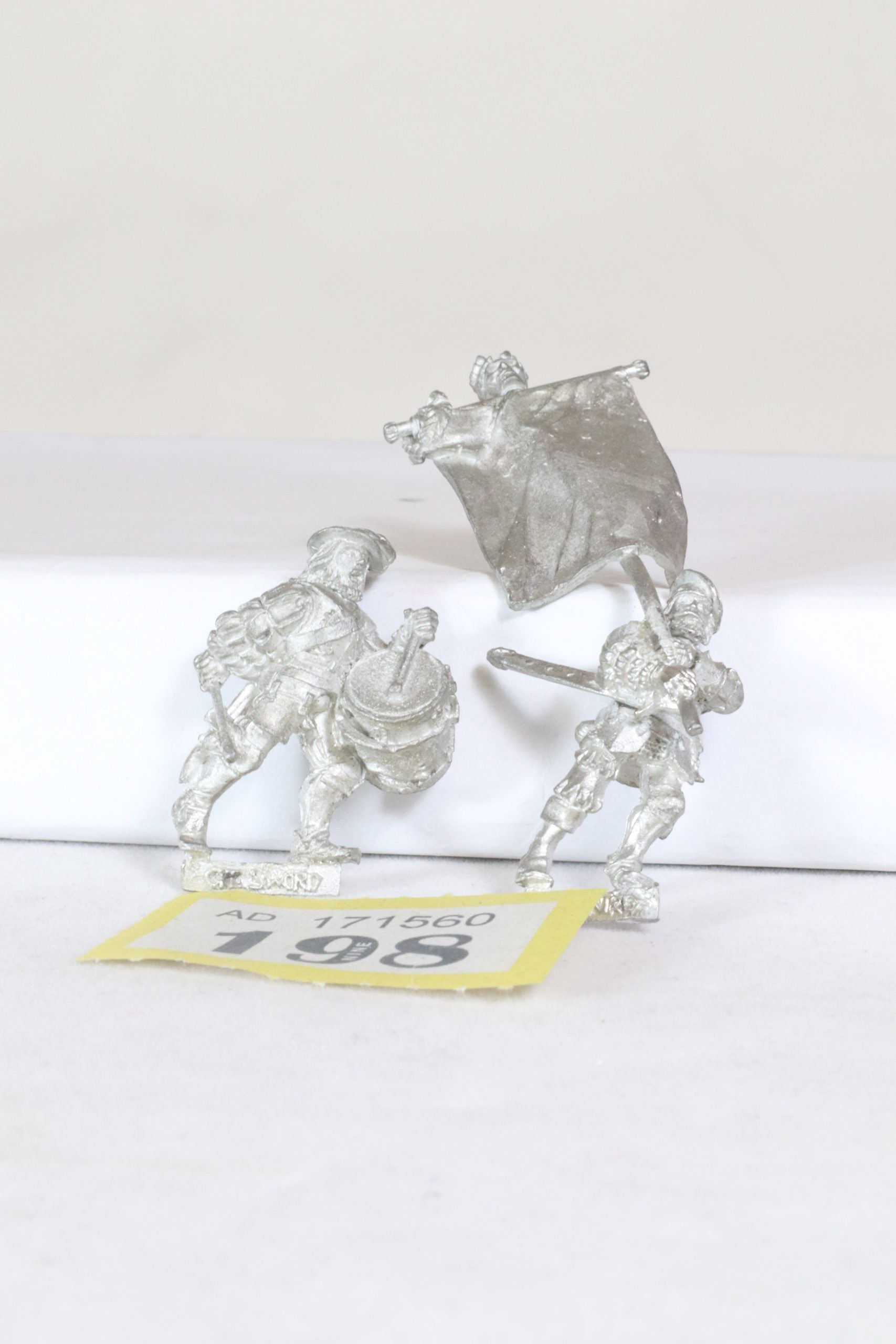 Standard Barer With Great Sword And Musician