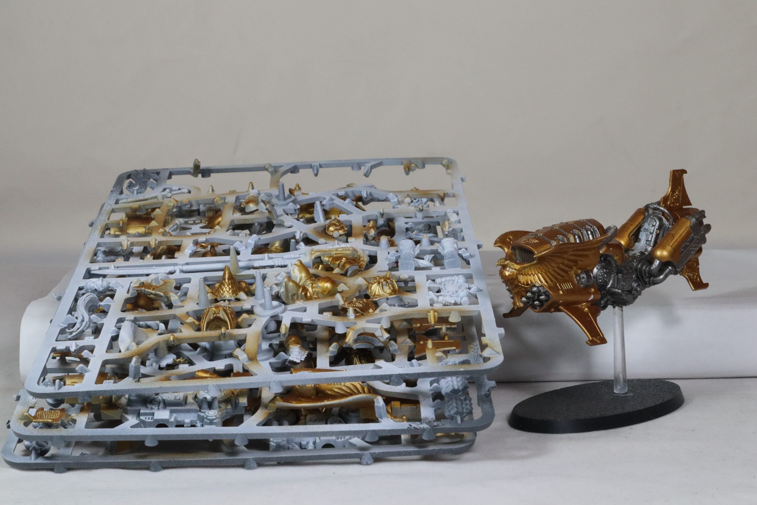 Vertus Praetors Part Built (Primed On Sprue)