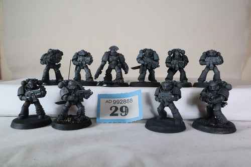 10 Man MKIV Tactical Space Marine Squad with sergeant