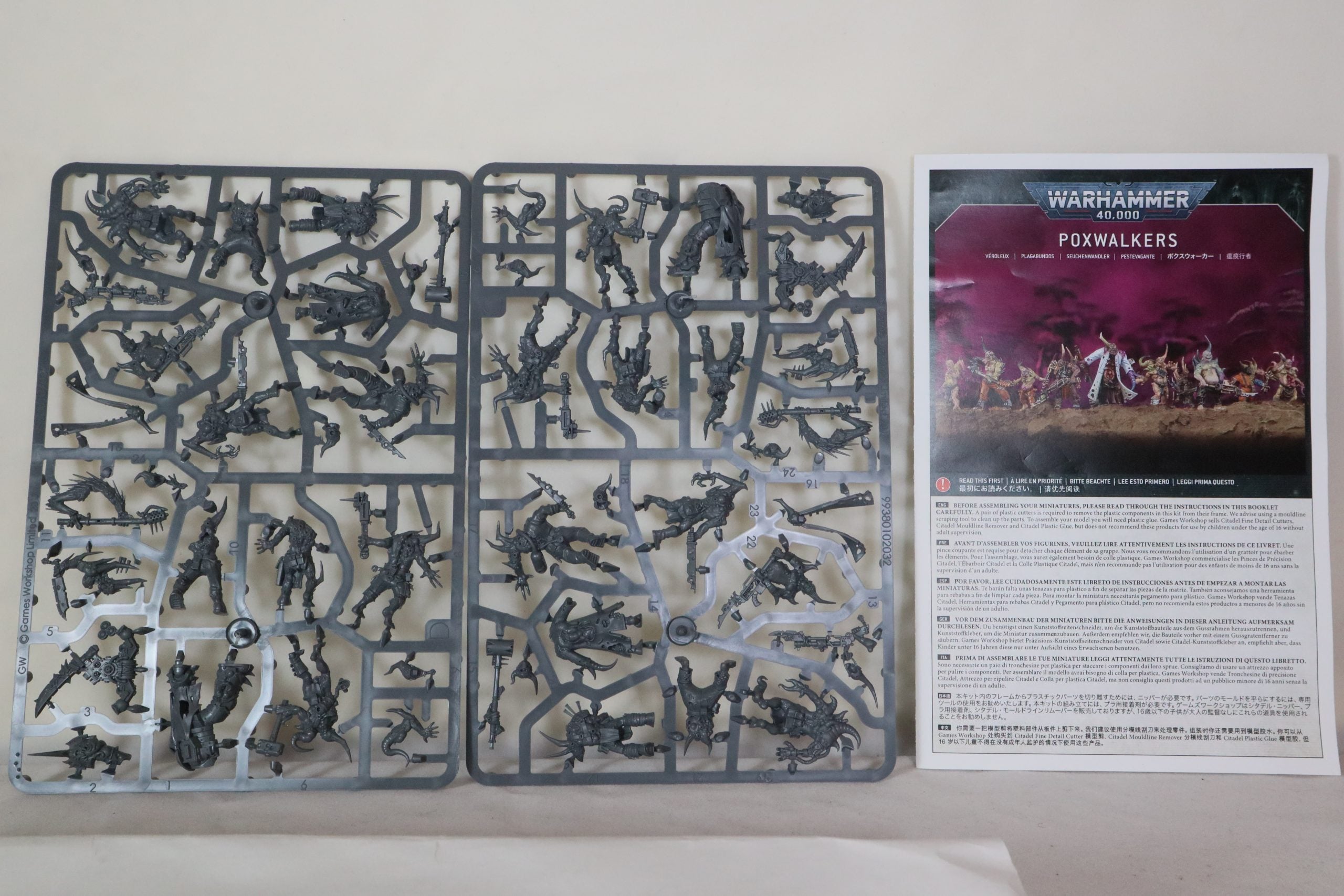 10 x Poxwalkers on sprue no bases
