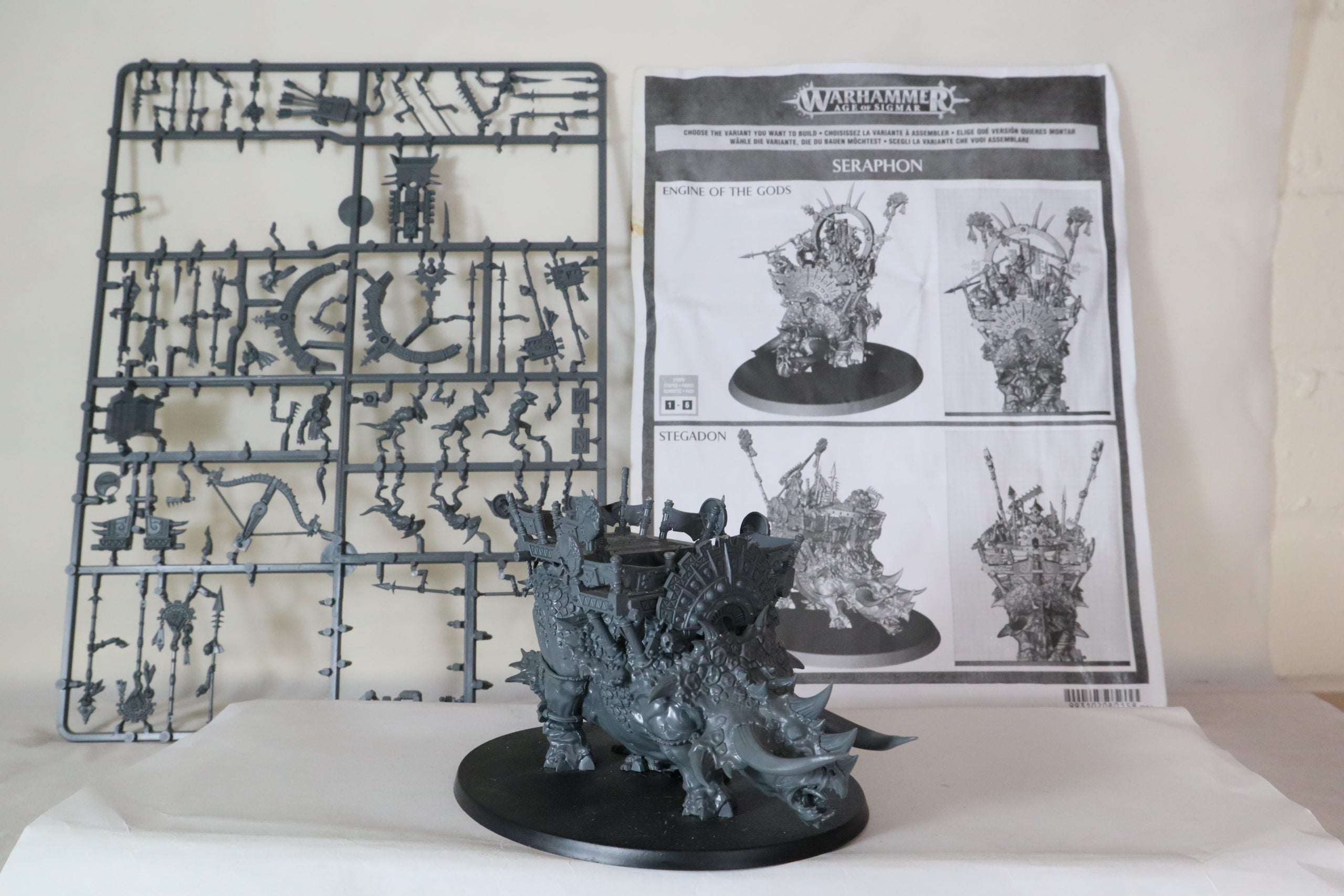Stegadon / engine of the gods part built
