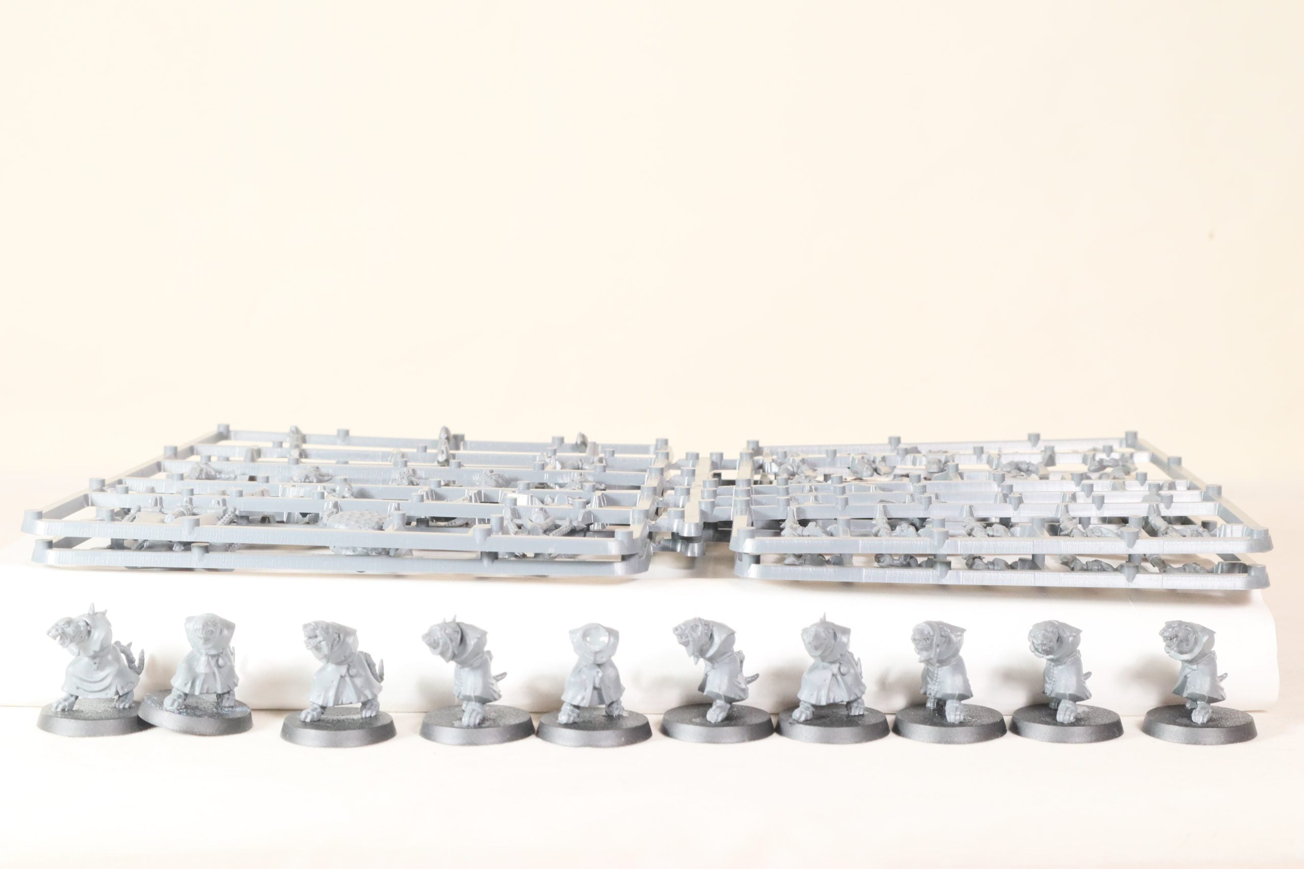 10 x Part Built Plague Monks
