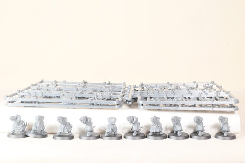 10 x Part Built Plague Monks