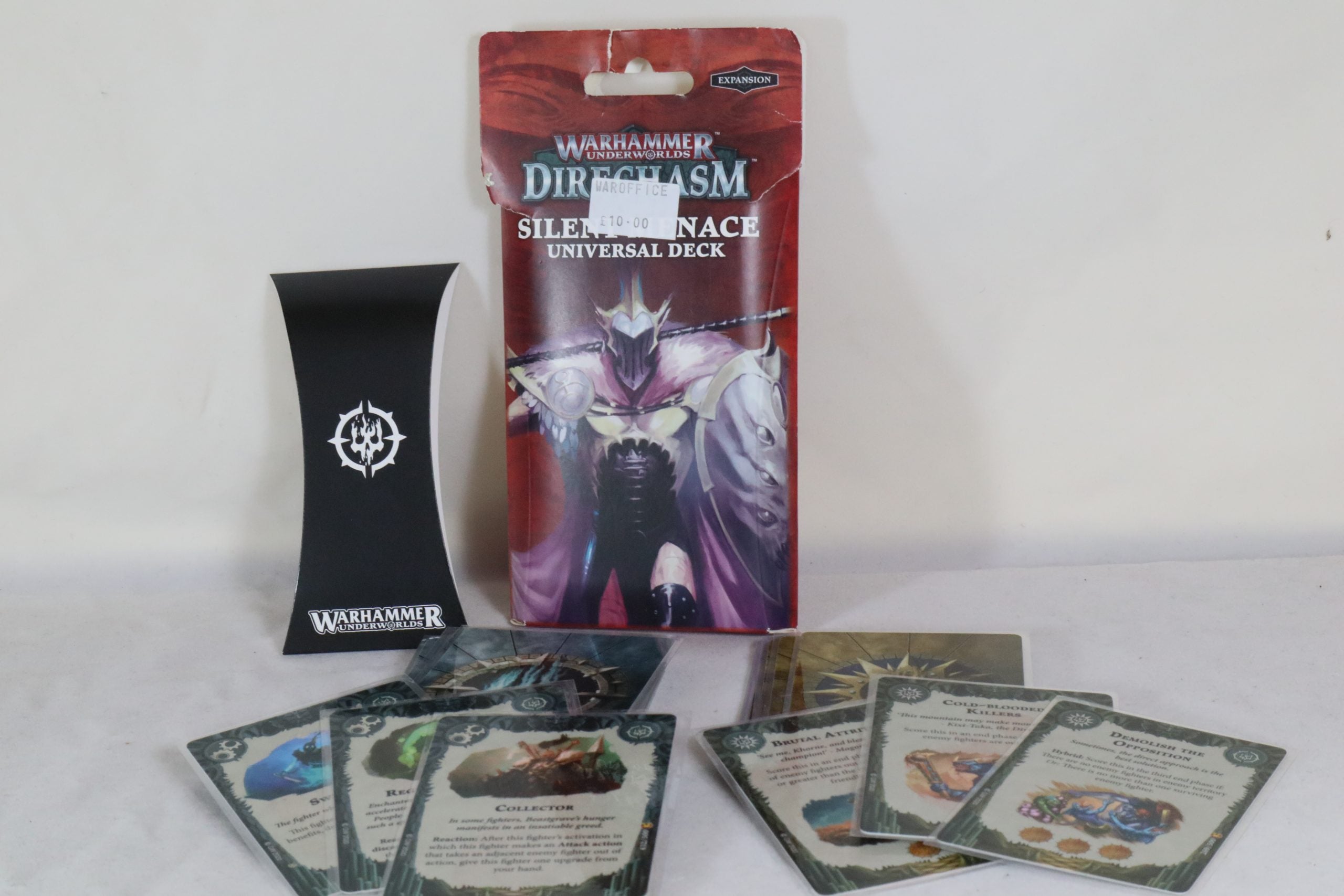 Warhammer Underworlds Silent Menace Universal Deck (Box Opened, Cards Laminated)