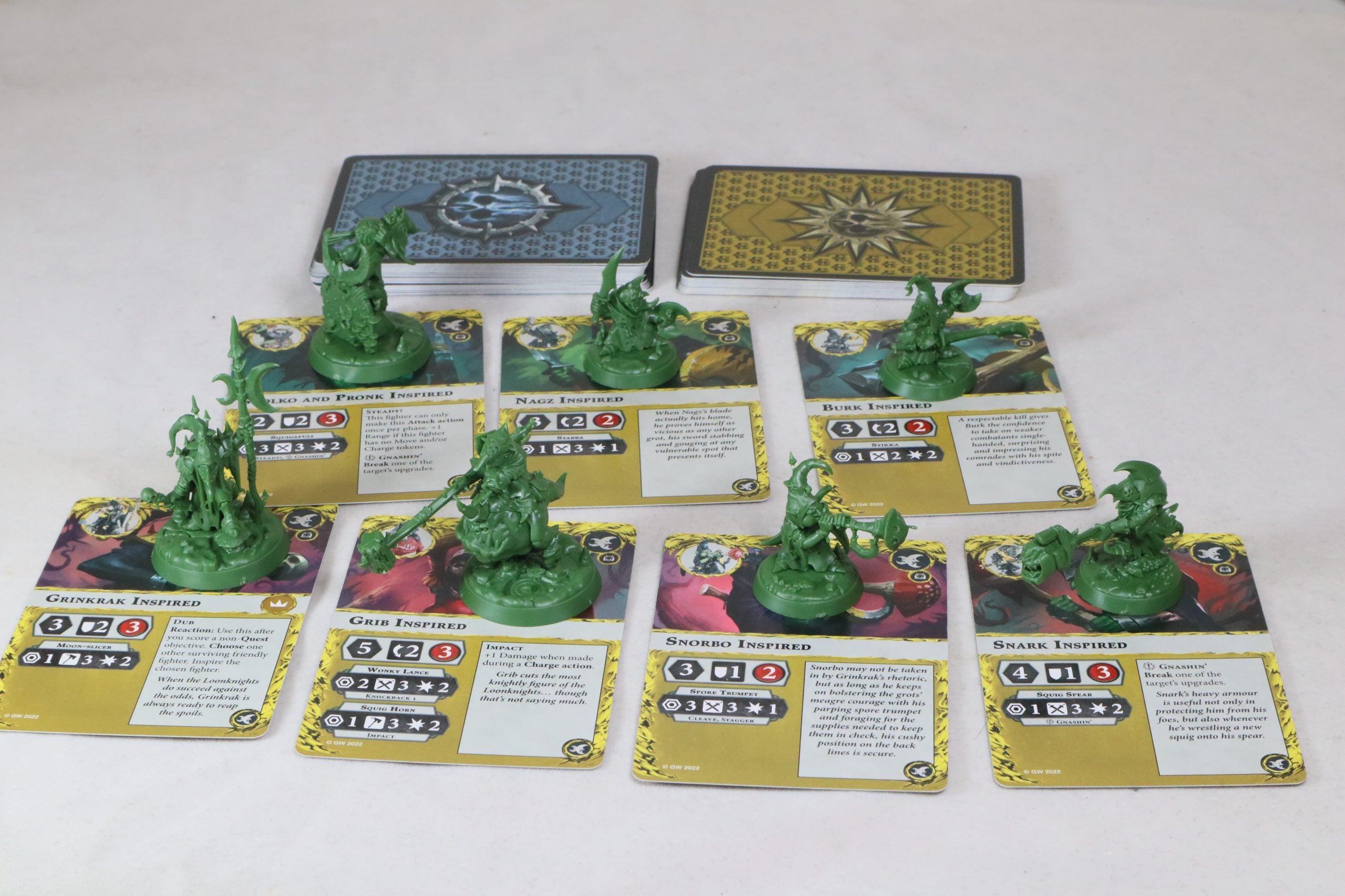 Gnarlwood: Grinkrak's looncourt (With Cards)