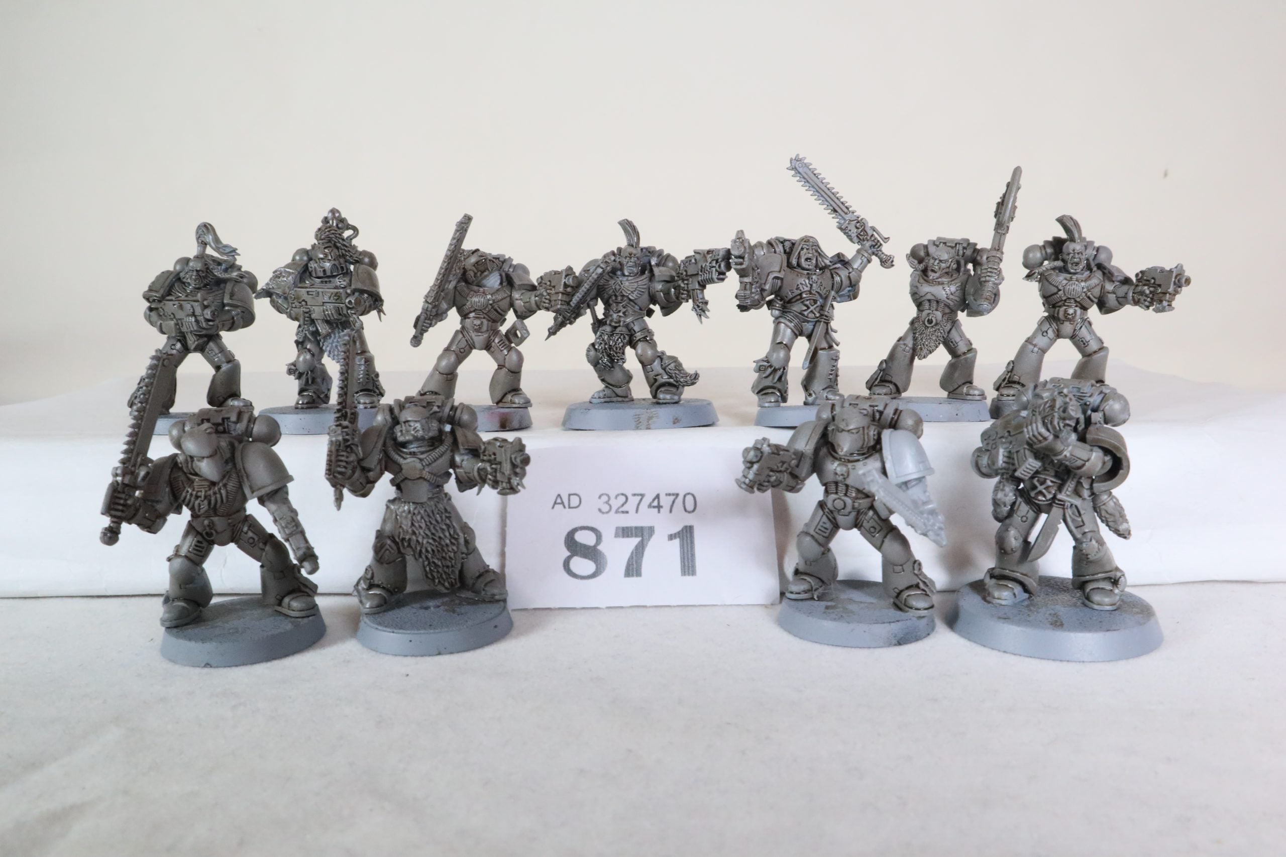 11 Space Wolf gray hunters