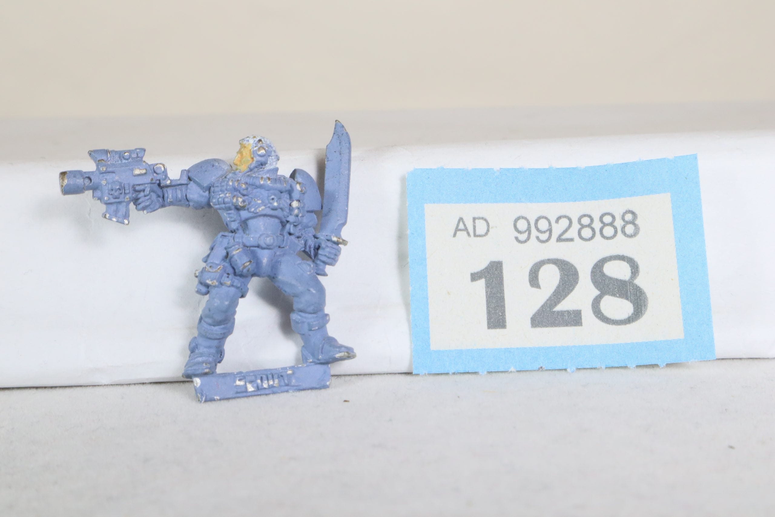 Metal Space marine Scout Sergant