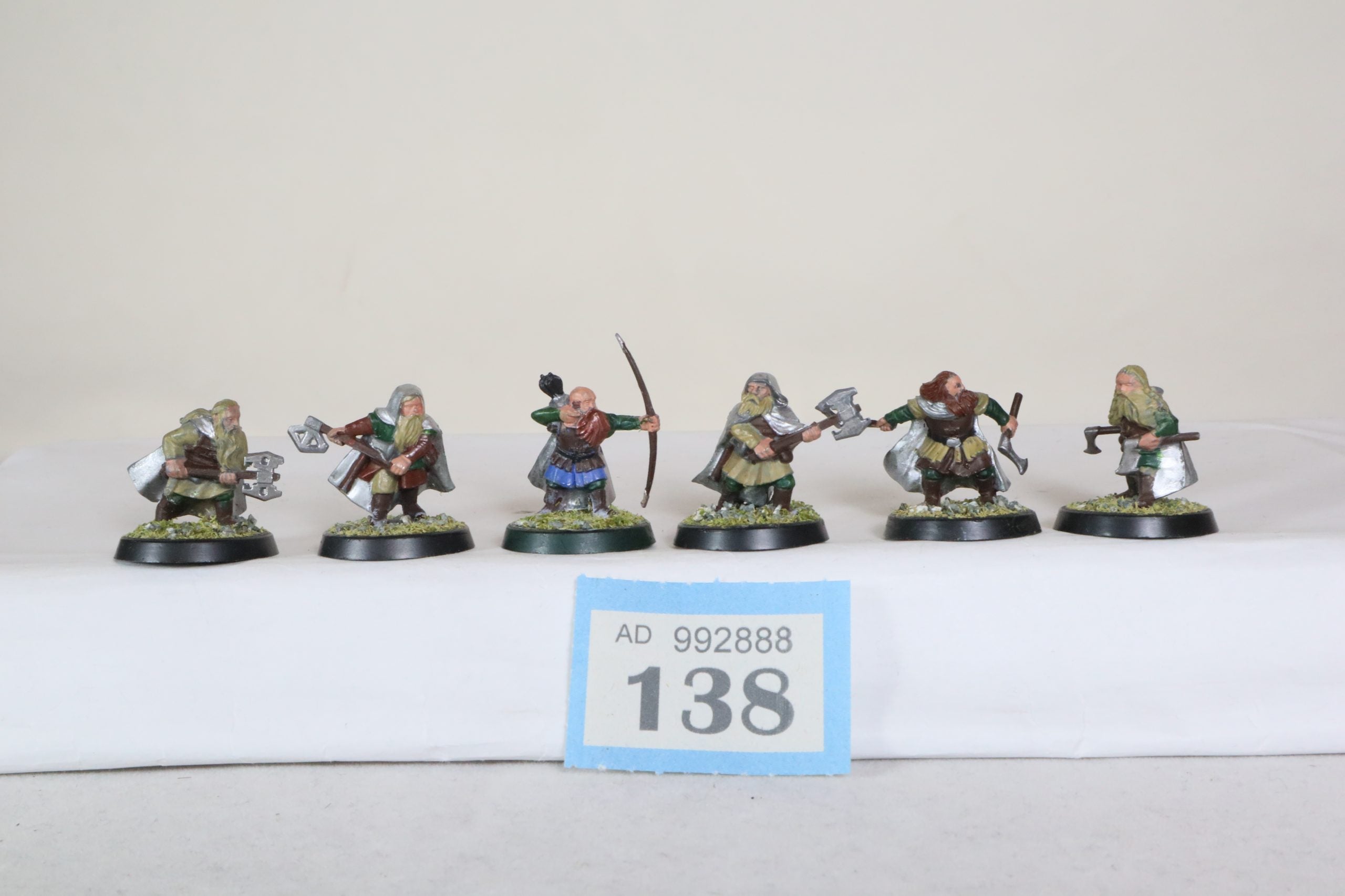 6 battle ready Dwarf Rangers