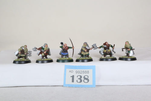 6 battle ready Dwarf Rangers