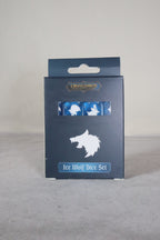 Ice wolf dice set