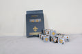 Fleur-de-lis dice set