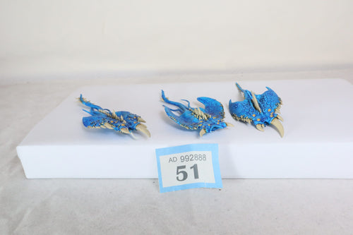 3 x Built Screamers of Tzeentch no bases