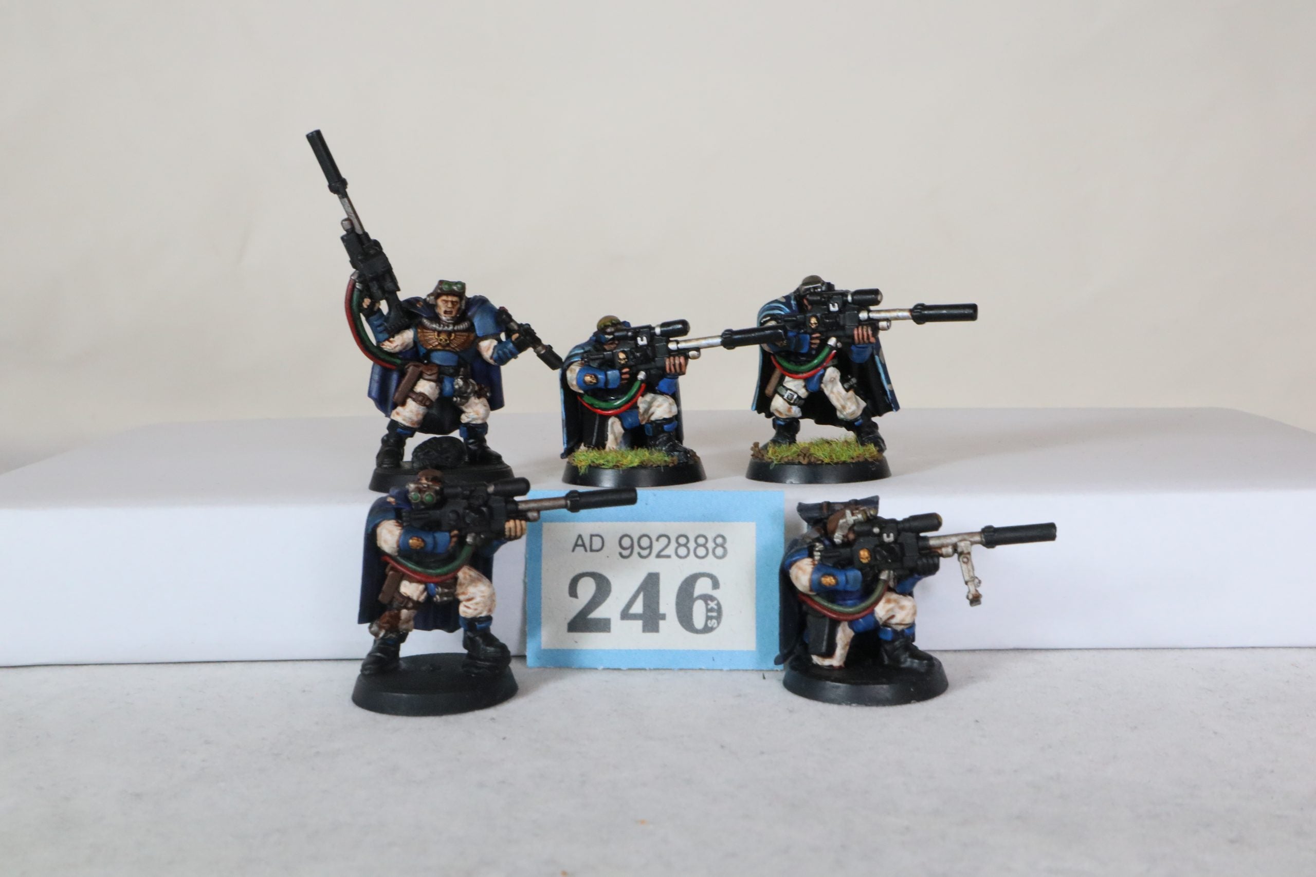 Space Marine Scout Squad with snipers