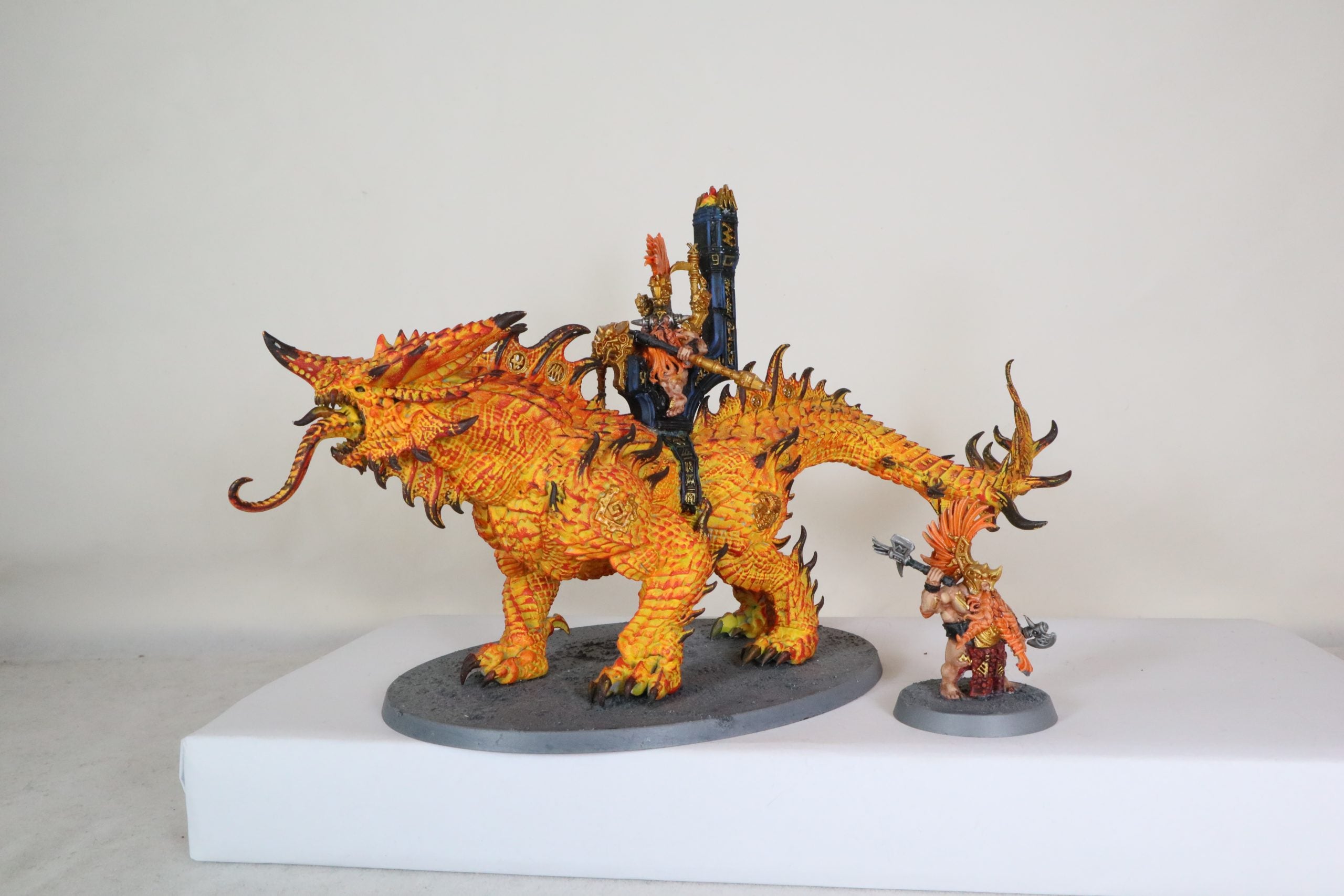 Auric Runefather on Magmadroth