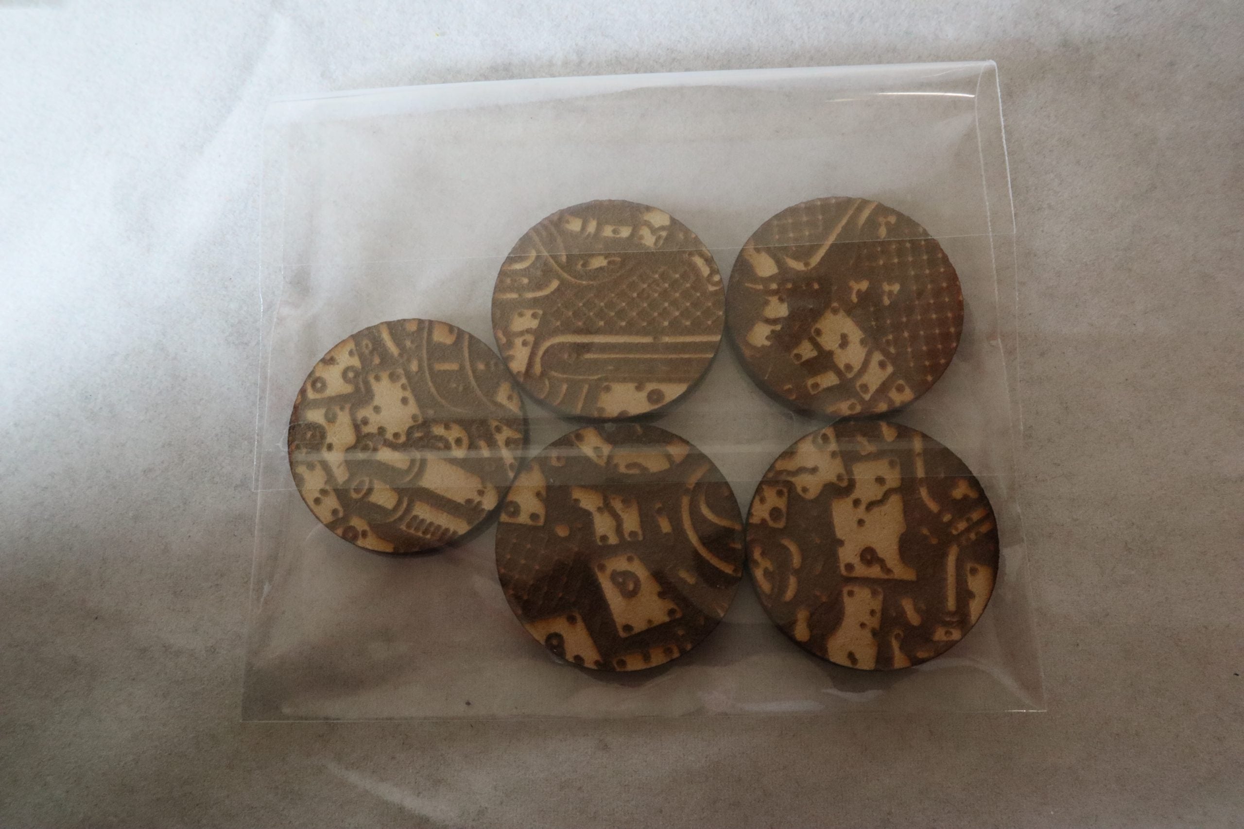 Mdf Bases 32mm (x5)