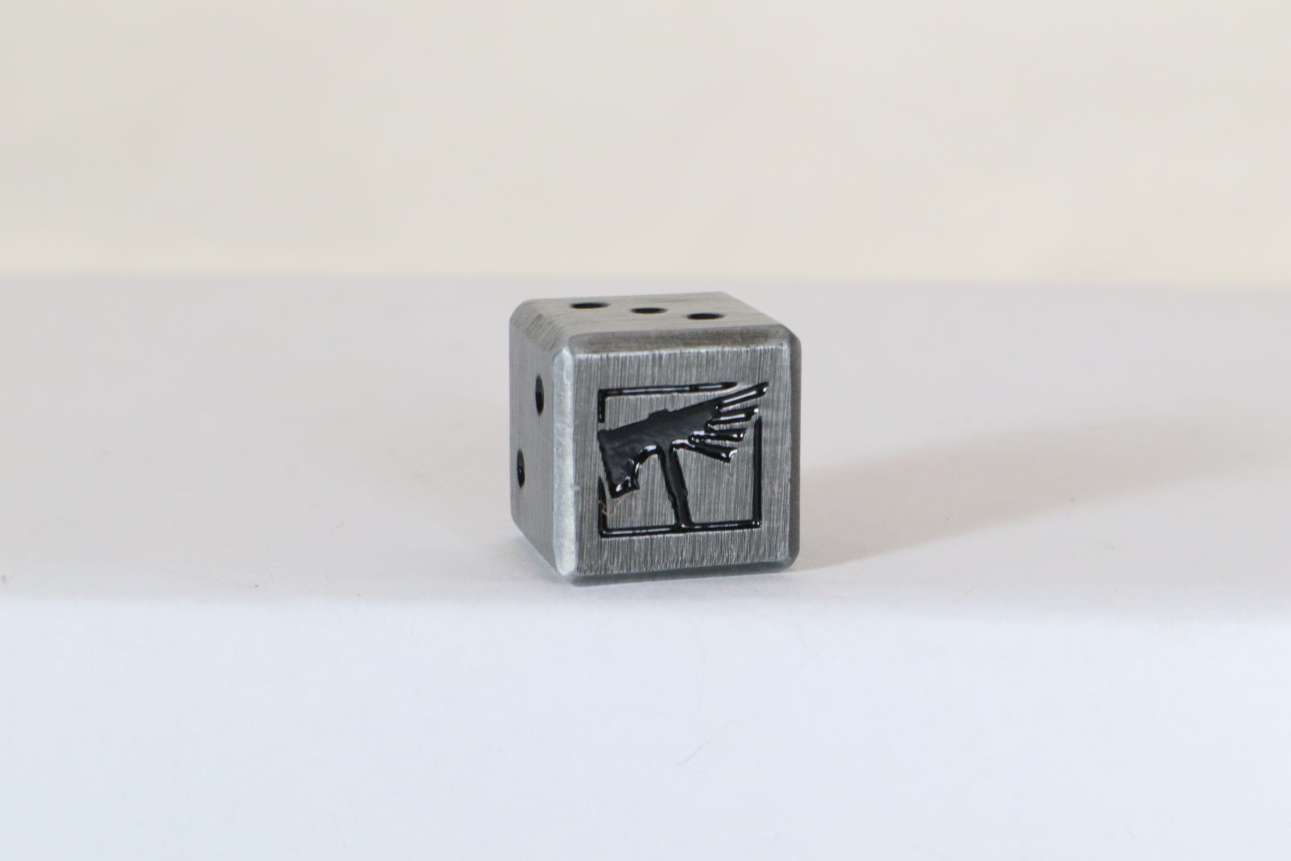 Metal anniversary dice