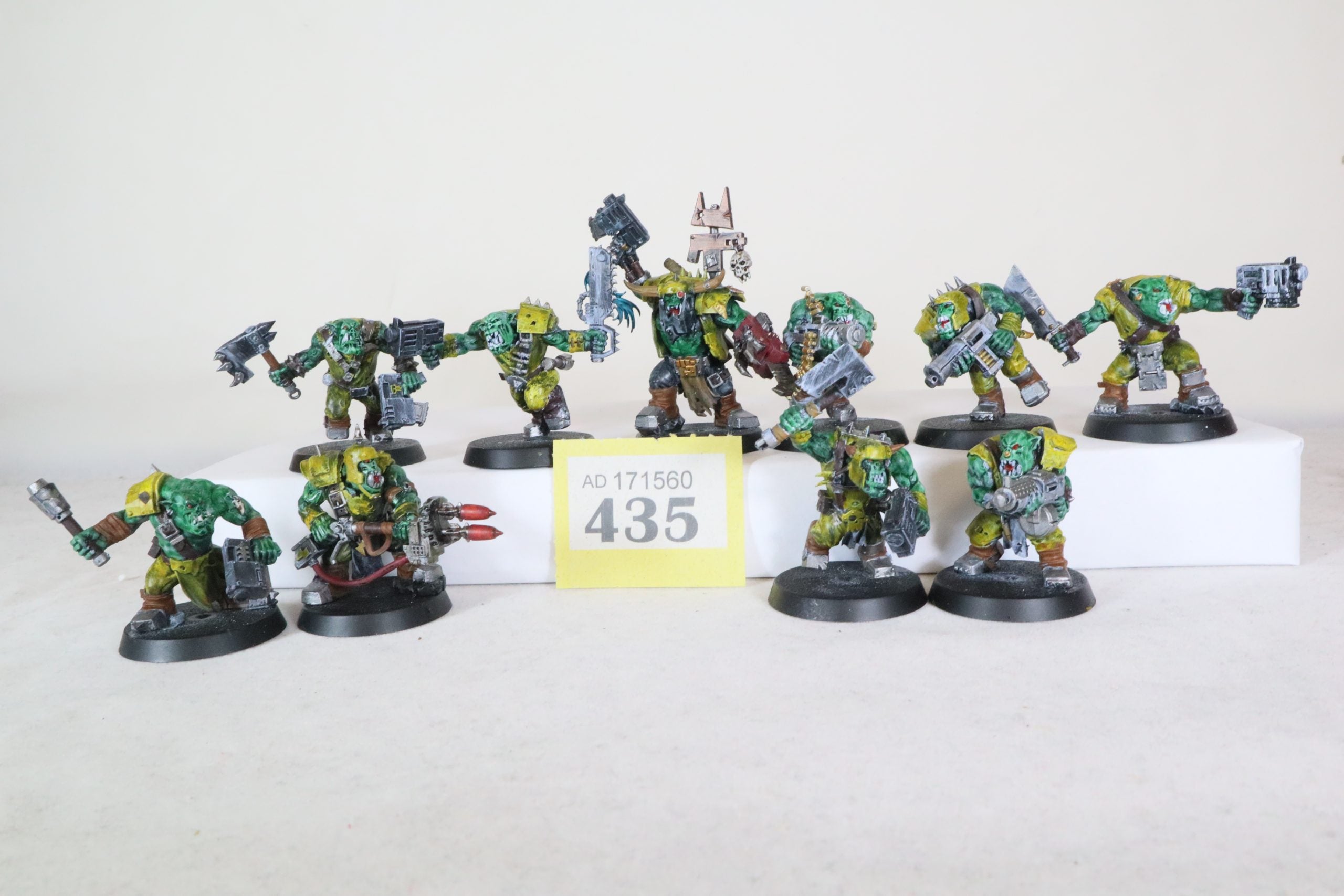 Metal Ork Warboss in mega armour