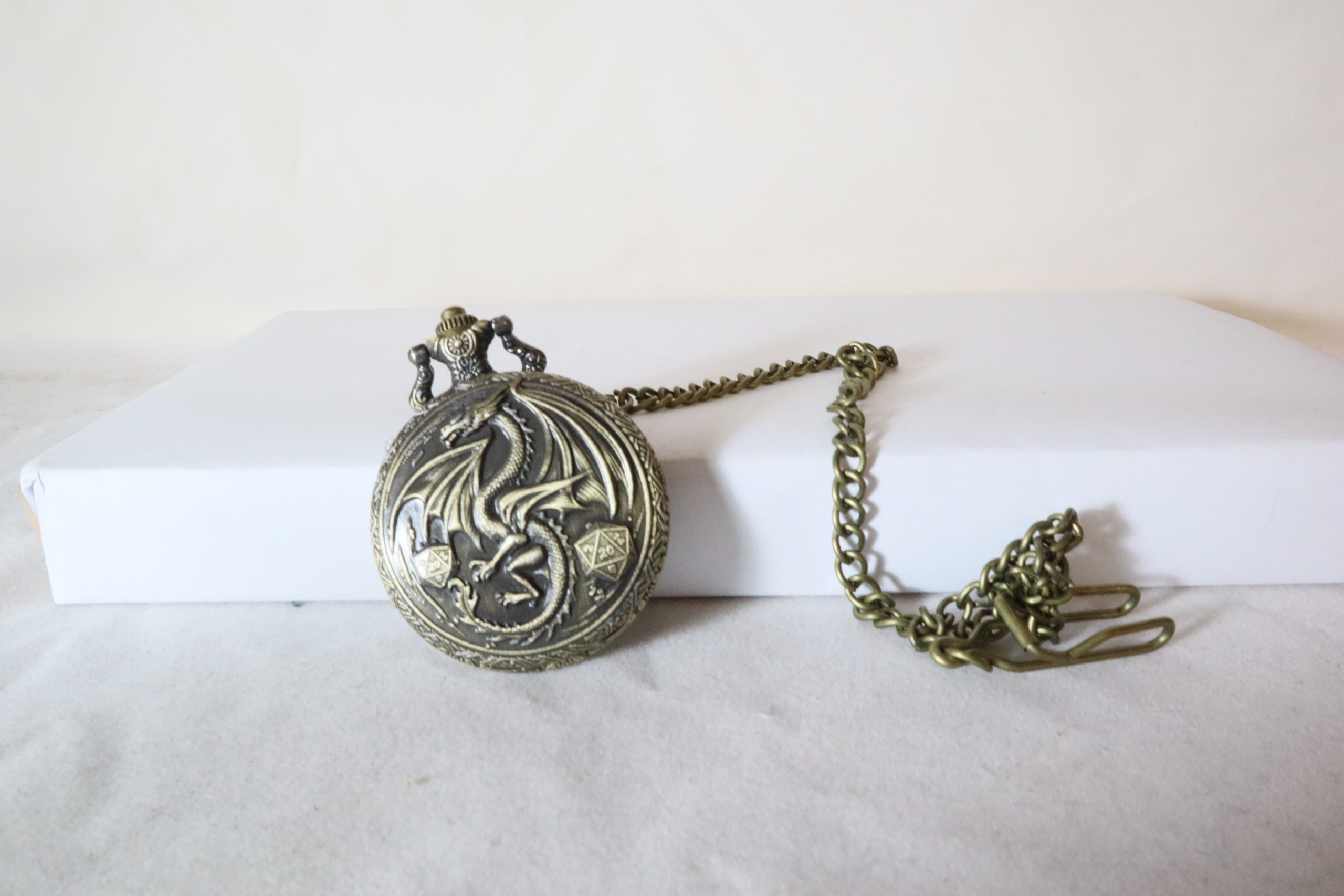 Dice pocket watch - Dragon dice