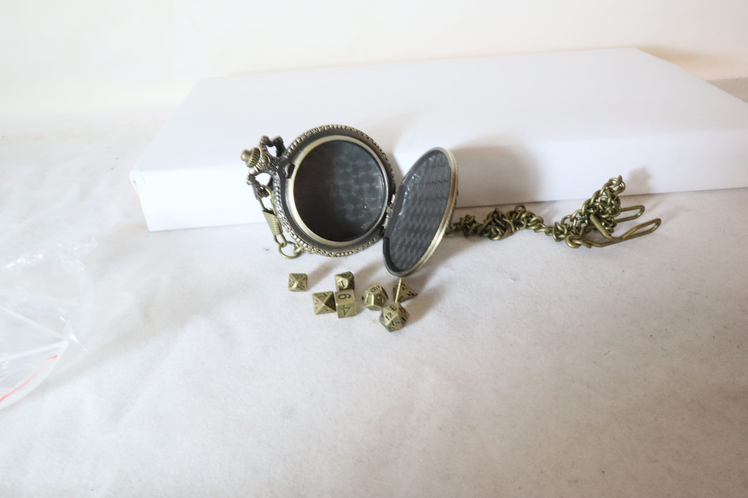 Dice pocket watch - Dragon dice