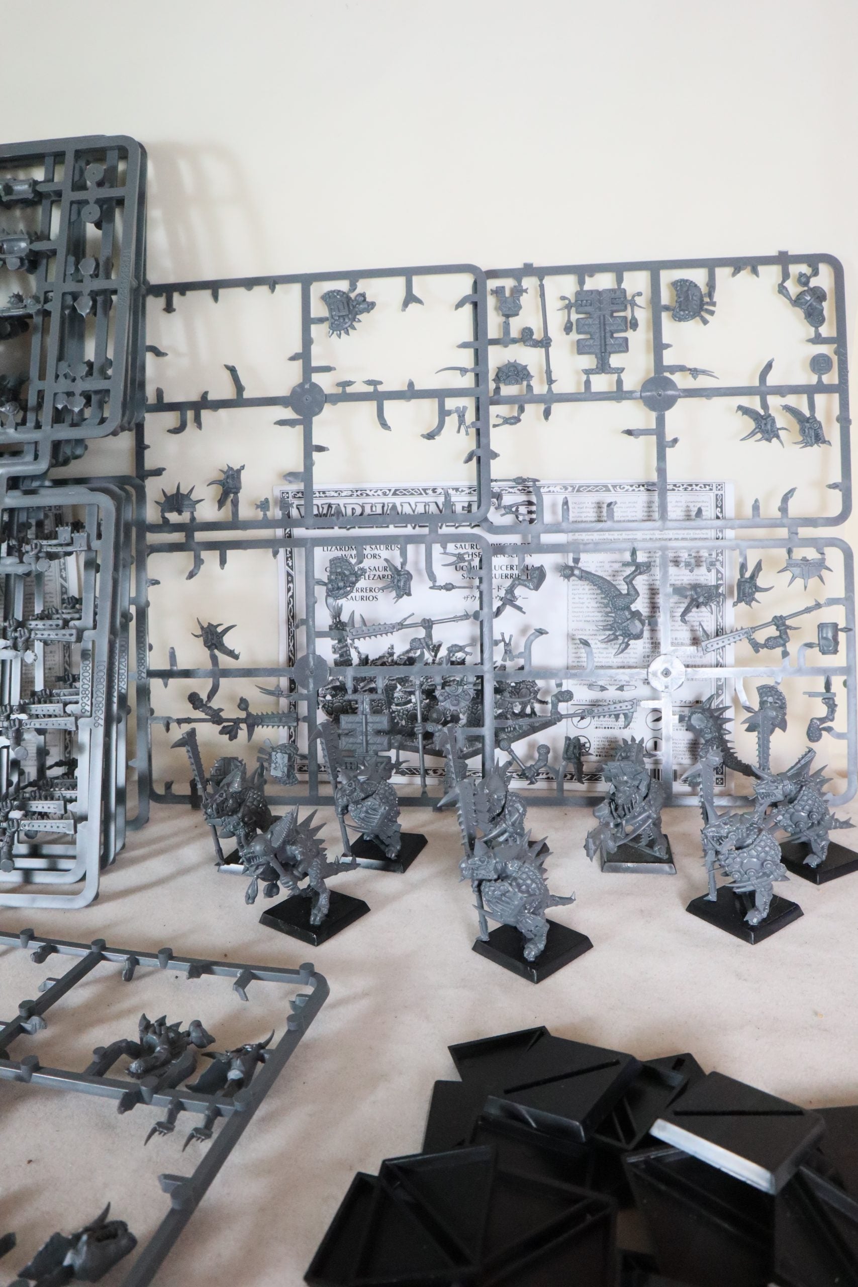 Saurus Warriors + saurus temple guard