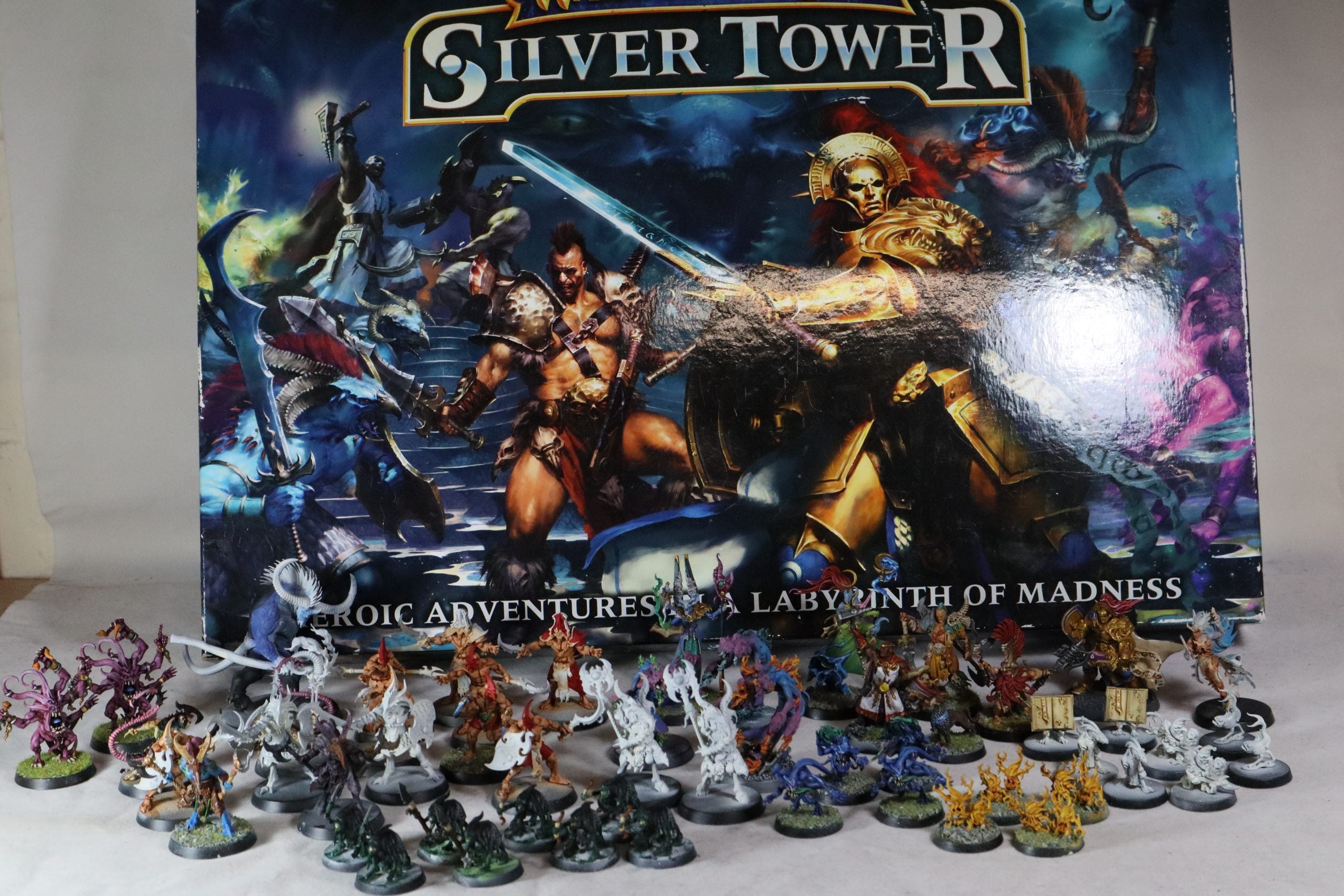 Silver Tower (Built Models With Foam Insert and Tiles, No Rules)