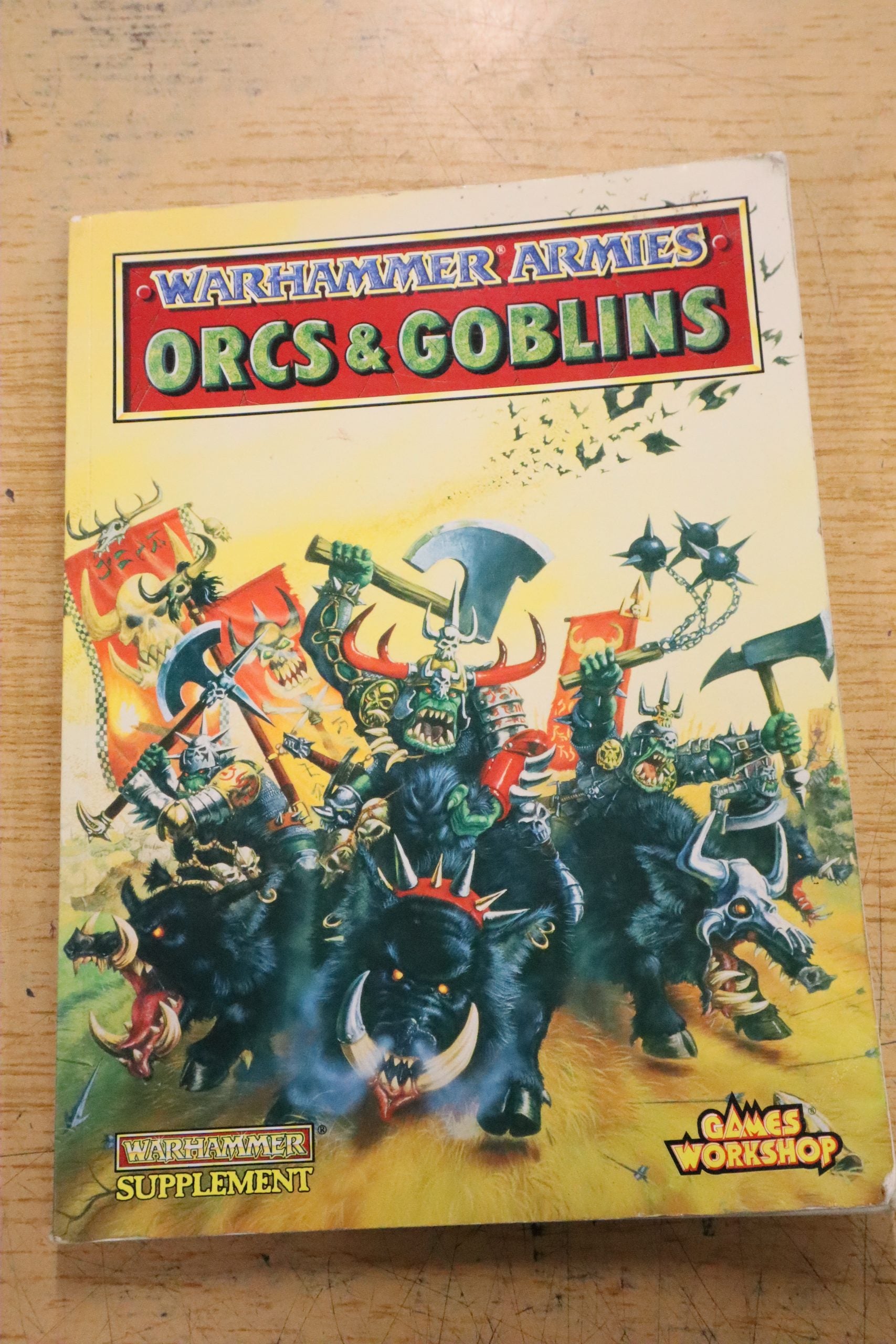 warhammer armies orcs and goblins book 1993