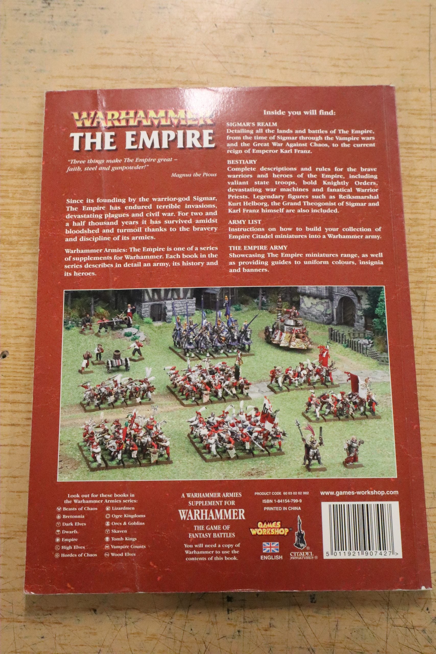warhammer armies the empire 2006