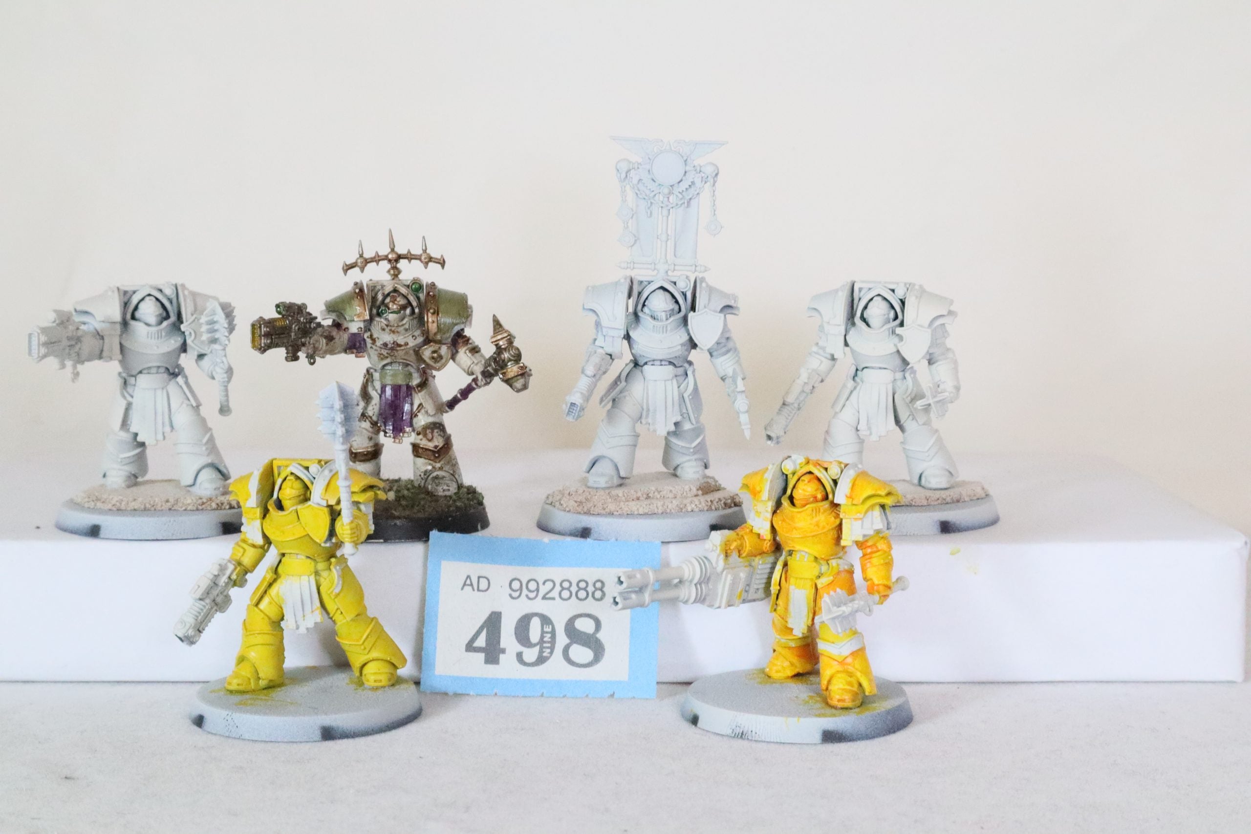 Cataphractii Terminators with volkite and Maul